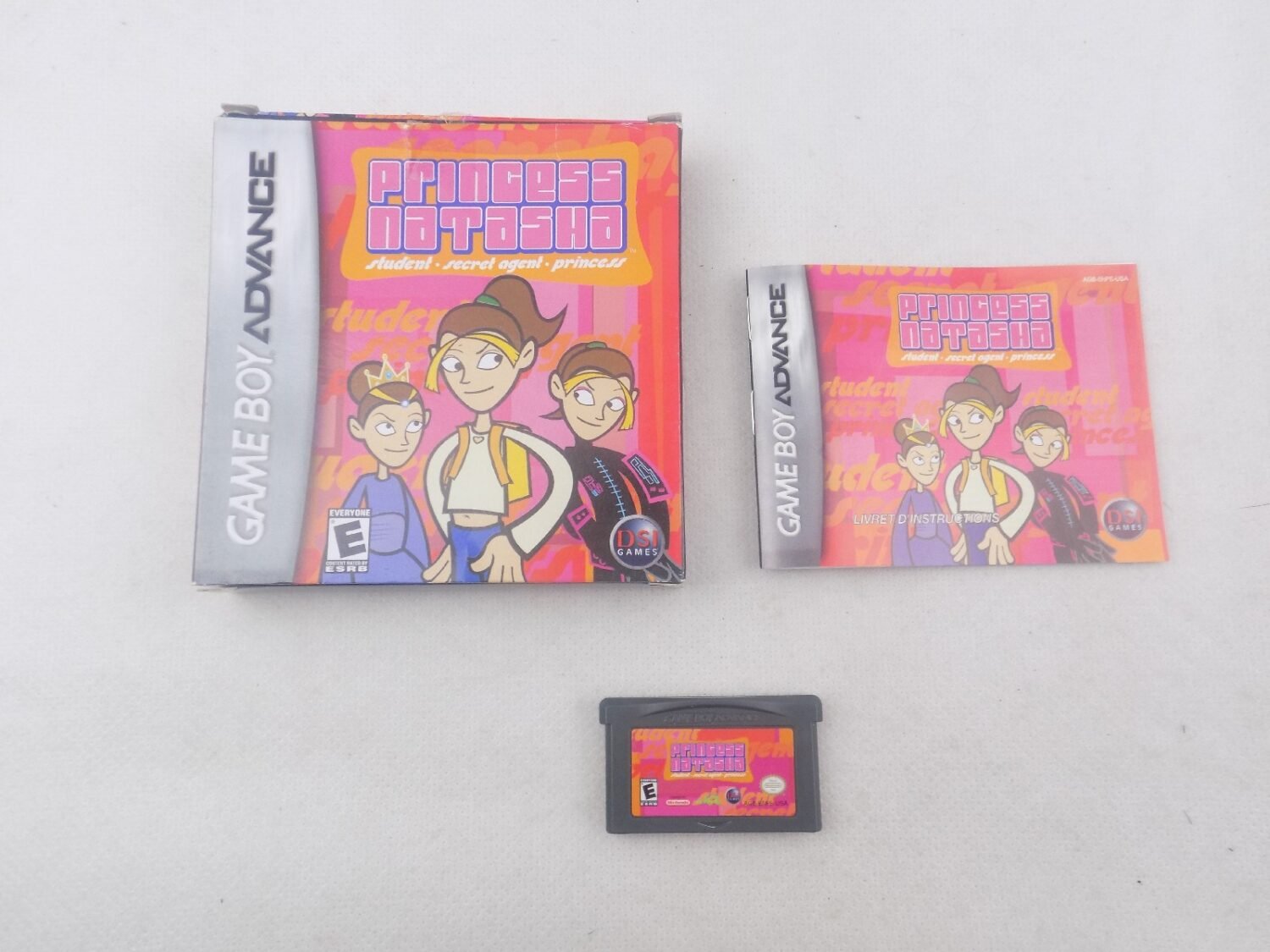 Boxed Nintendo Game Boy GameBoy Advance Princess Natasha