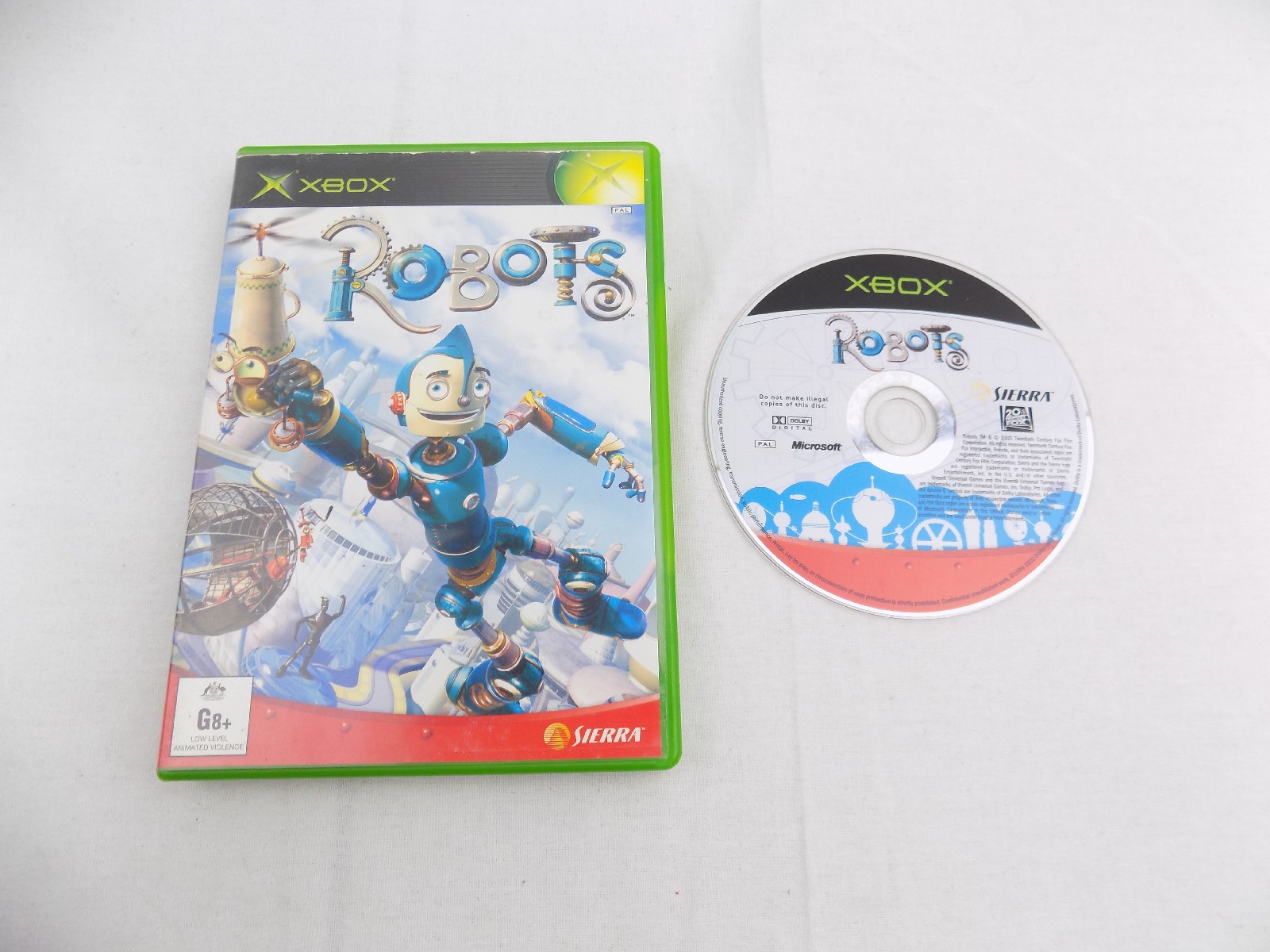 Mint Disc Xbox Original Robots No Manual Free Postage Starboard Games