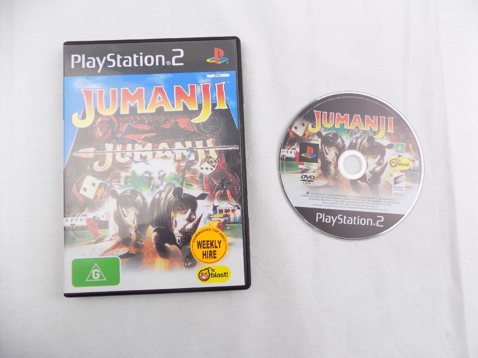 Mint Disc Playstation 2 Ps2 Jumanji – No Manual Free Postage ...