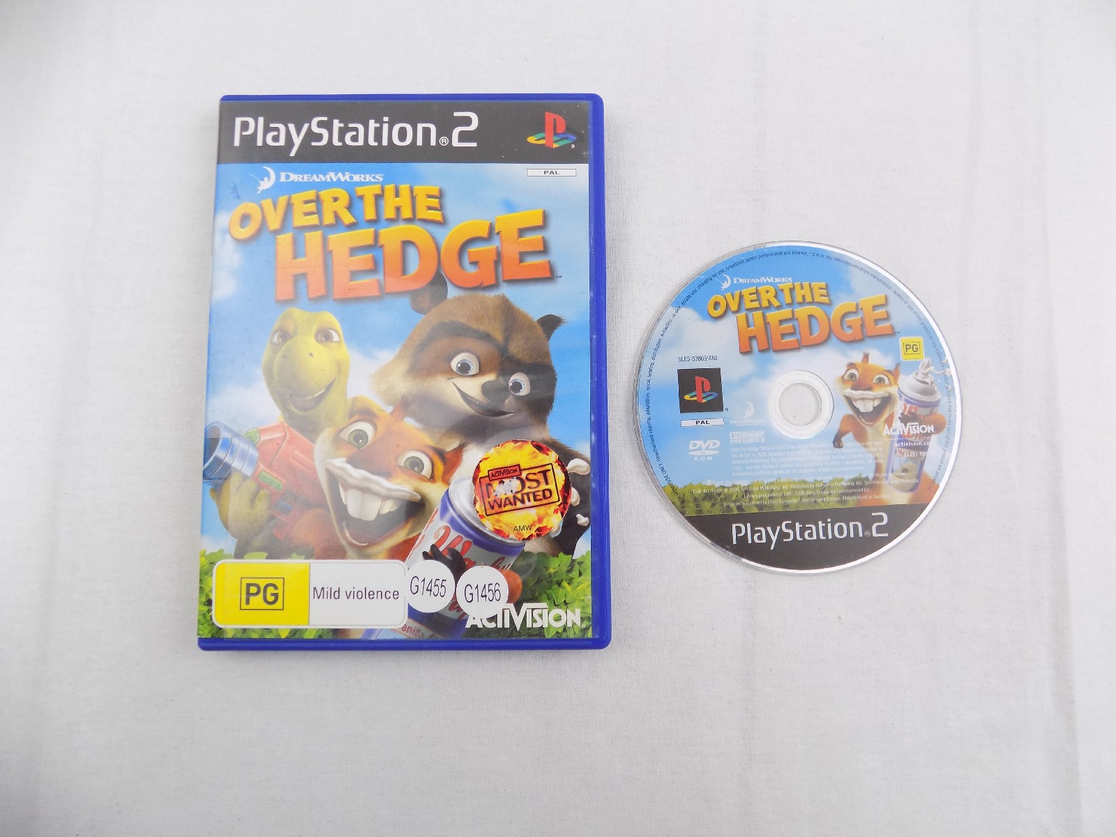 Mint Disc Playstation 2 Ps2 Over The Hedge No Manual Free Postage