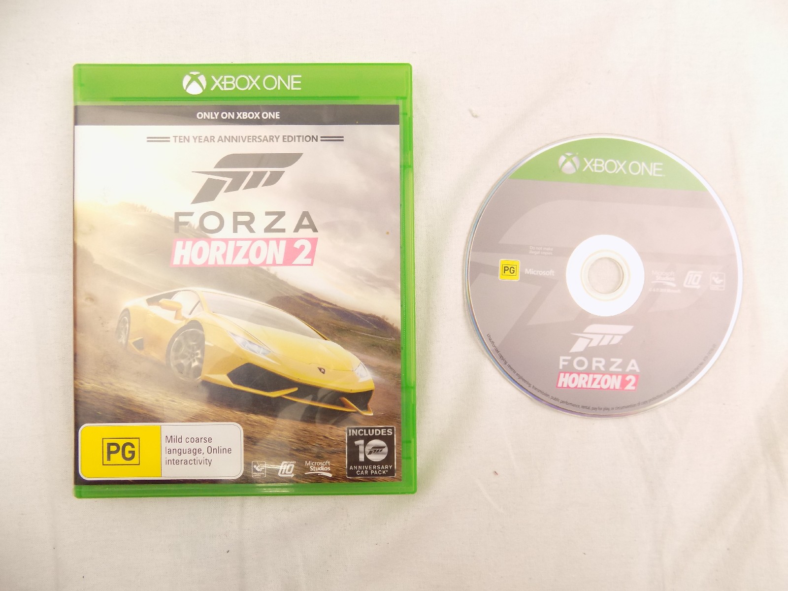 Mint Disc Xbox One Forza Horizon 2 Ten Year Anniversary Edition Free ...