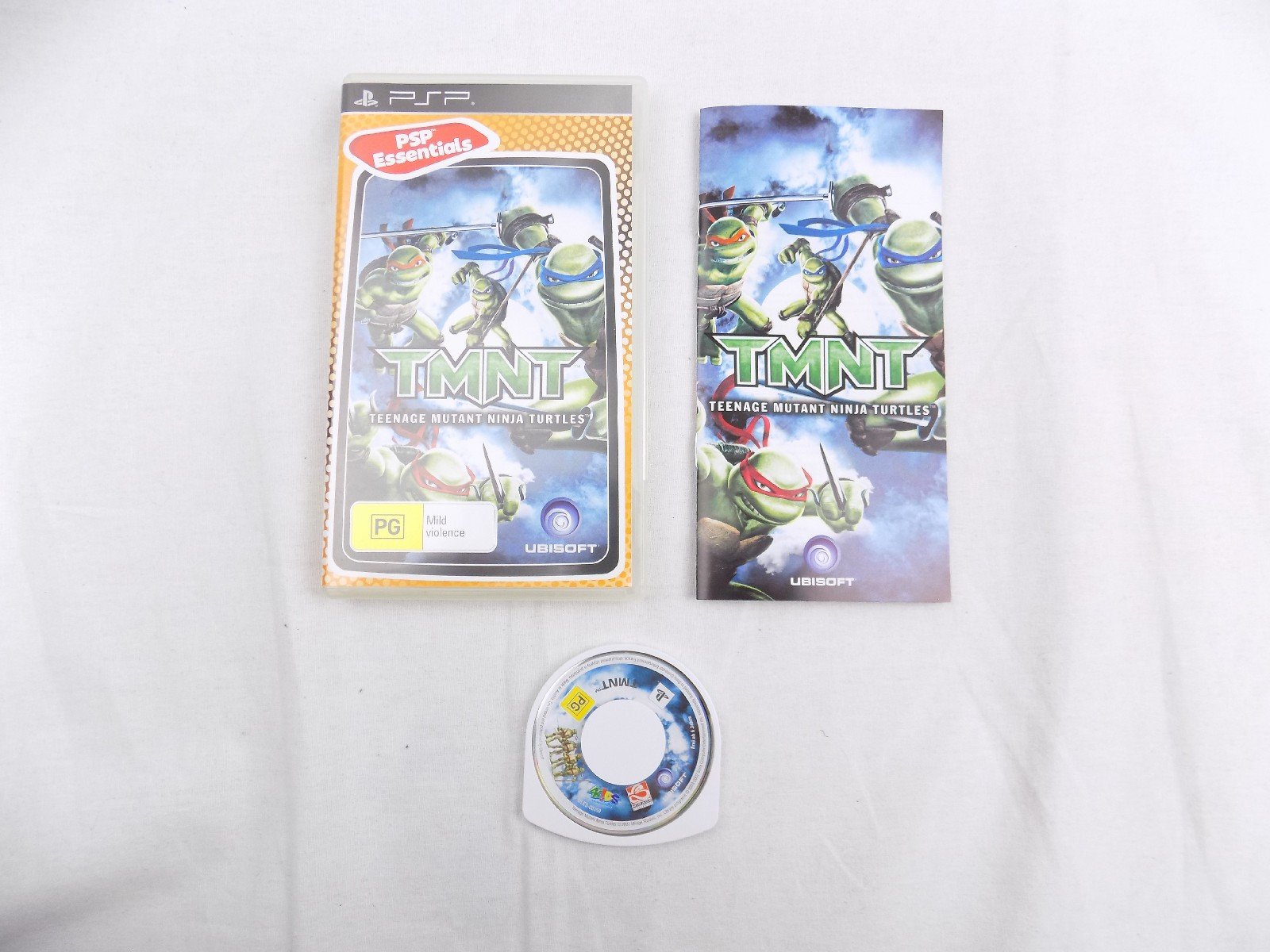 Playstation Portable PSP TMNT Teenage Mutant Ninja Turtles - Inc Manual