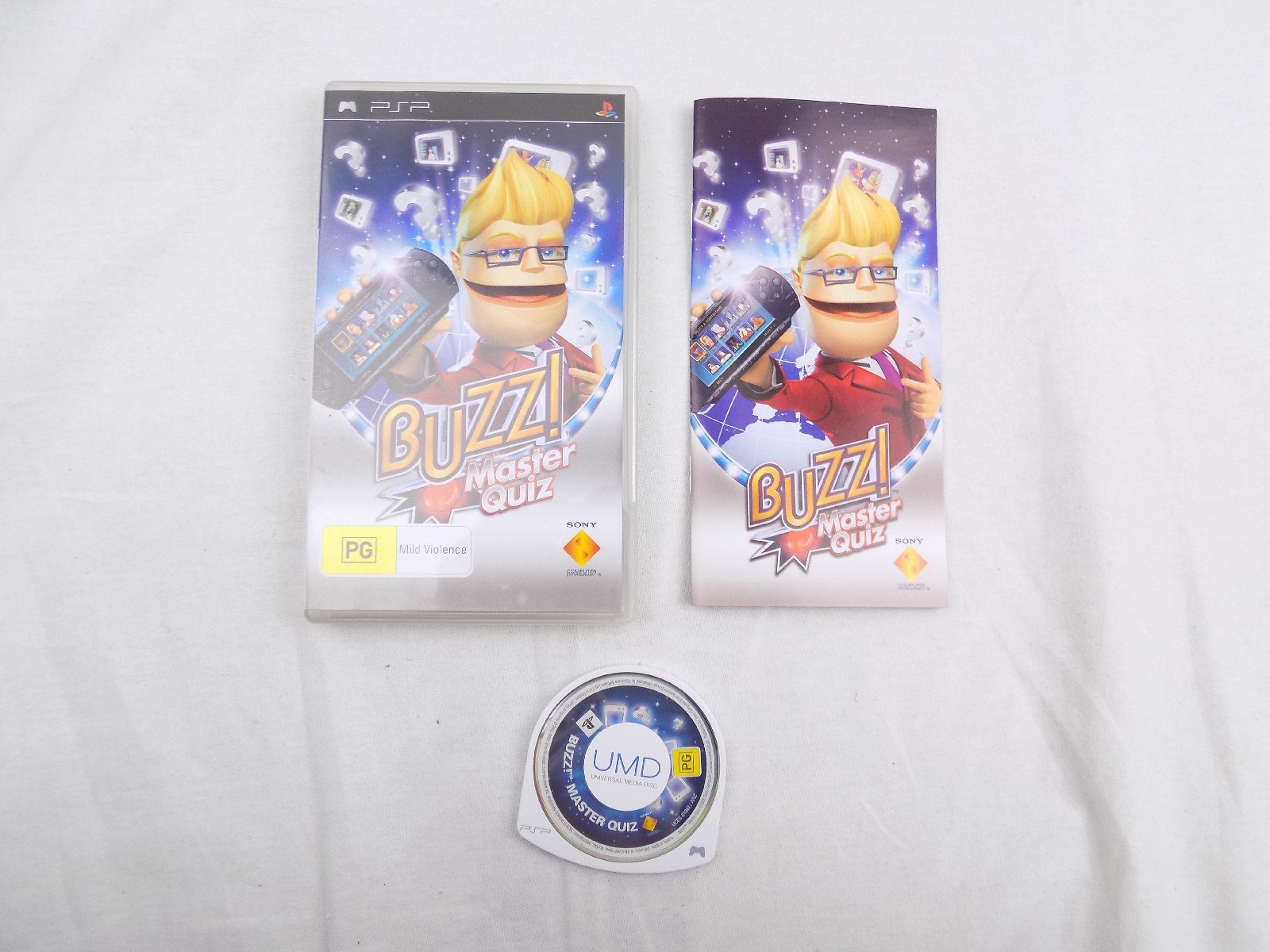 Playstation Portable PSP Buzz! Master Quiz - Inc Manual