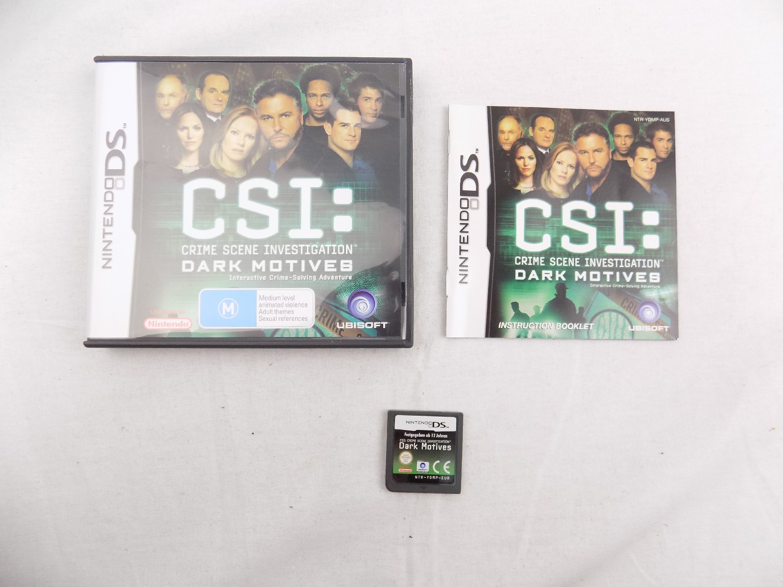 like-new-nintendo-ds-csi-crime-scene-investigation-dark-motives-inc-manual-free-postage