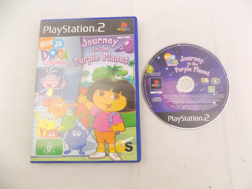 Mint Disc Playstation 2 Ps2 Dora The Explorer Journey To The Purple ...