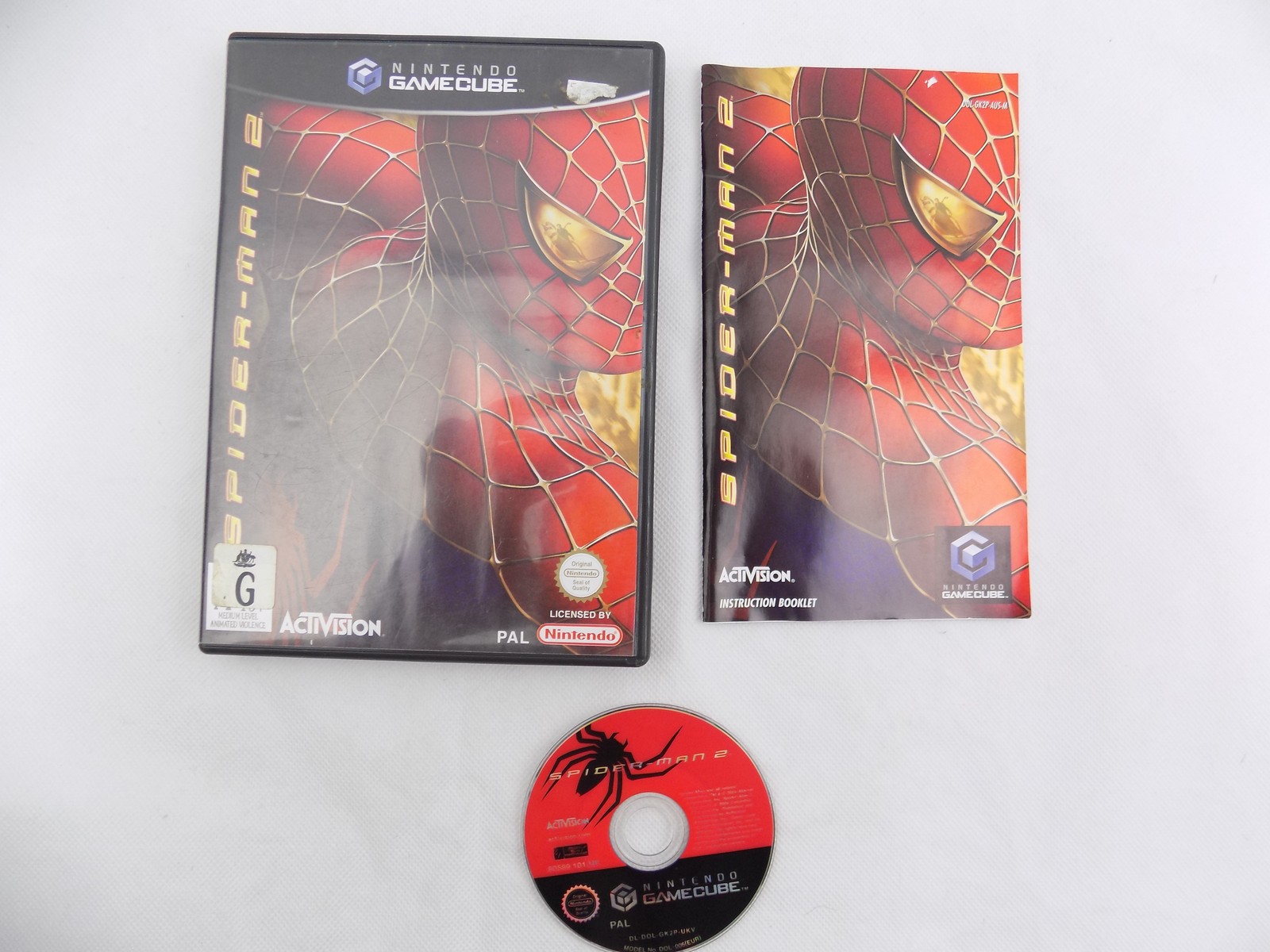 Mint Disc Nintendo Gamecube Spiderman 2 Free Postage - Starboard Games