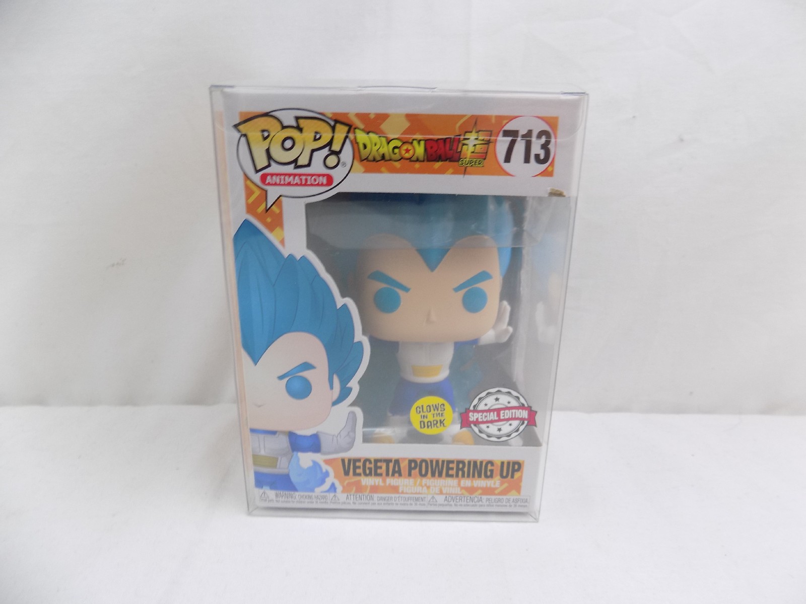 Funko Pop Dragon Ball Super - Vegeta Powering Up 713 (glow In The