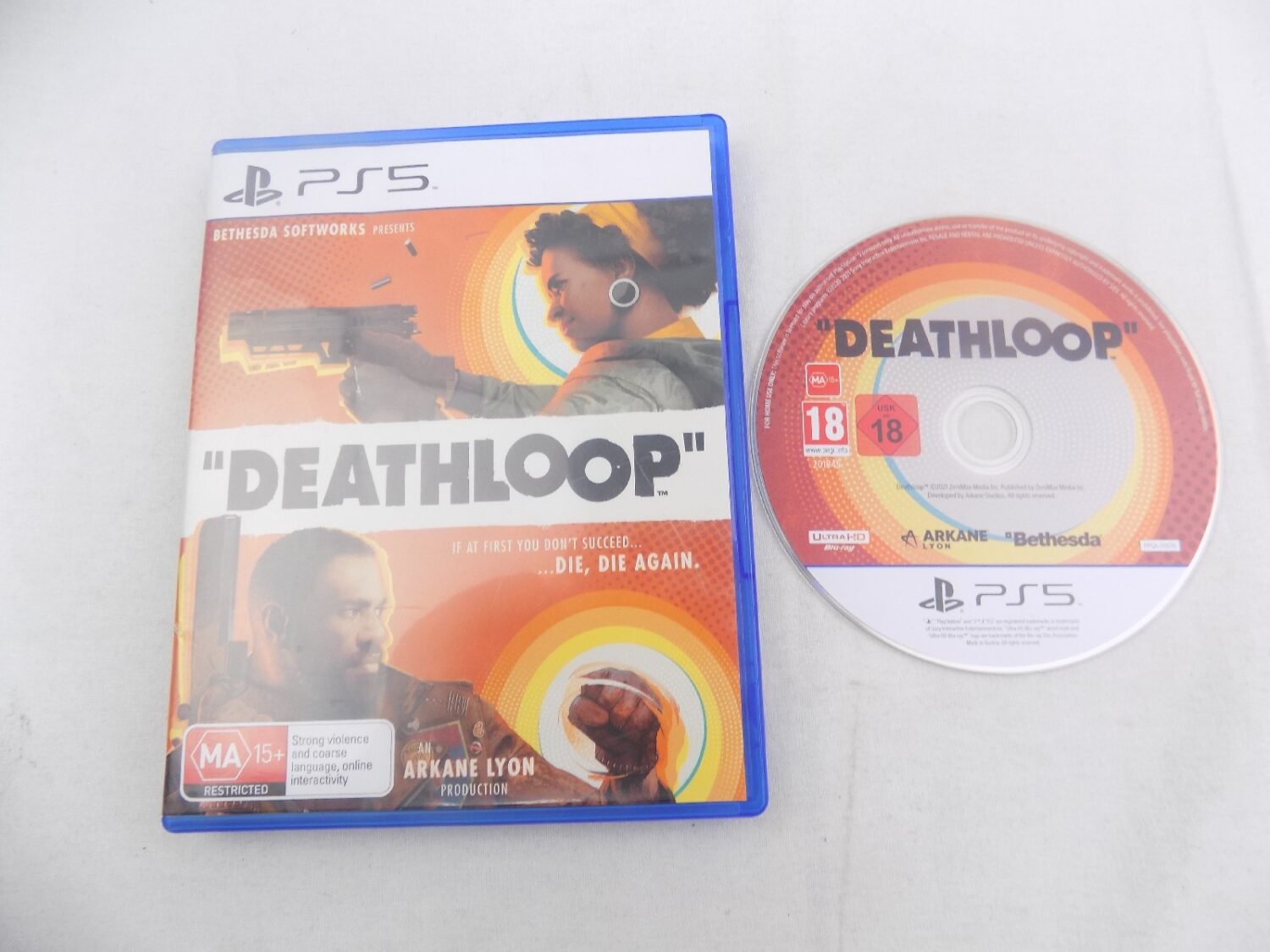 Mint Disc Playstation 5 Ps5 Deathloop