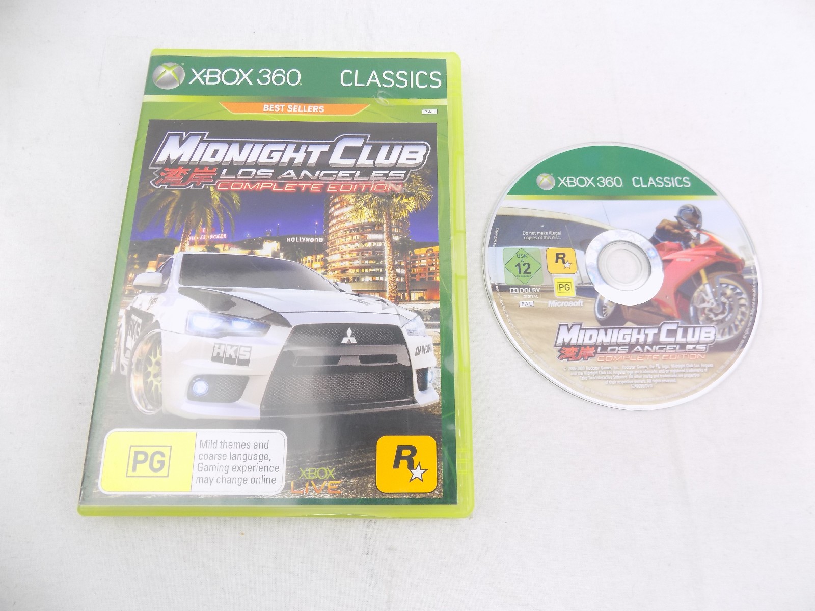 Mint Disc Xbox 360 Midnight Club Los Angeles Complete Edition - No Manual  Free Postage - Starboard Games