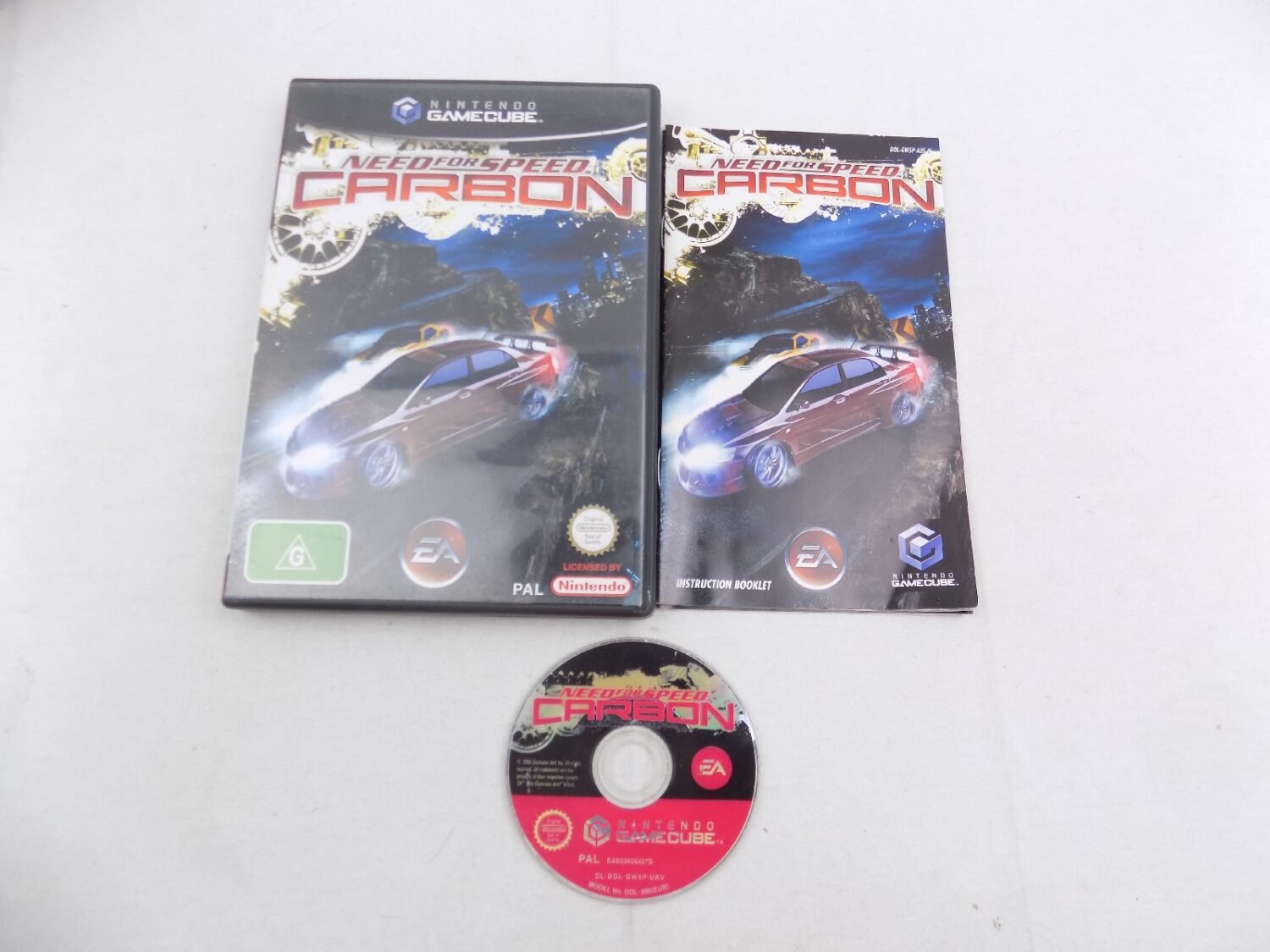 Mint Disc Nintendo Gamecube Need for Speed Carbon -Inc Manual
