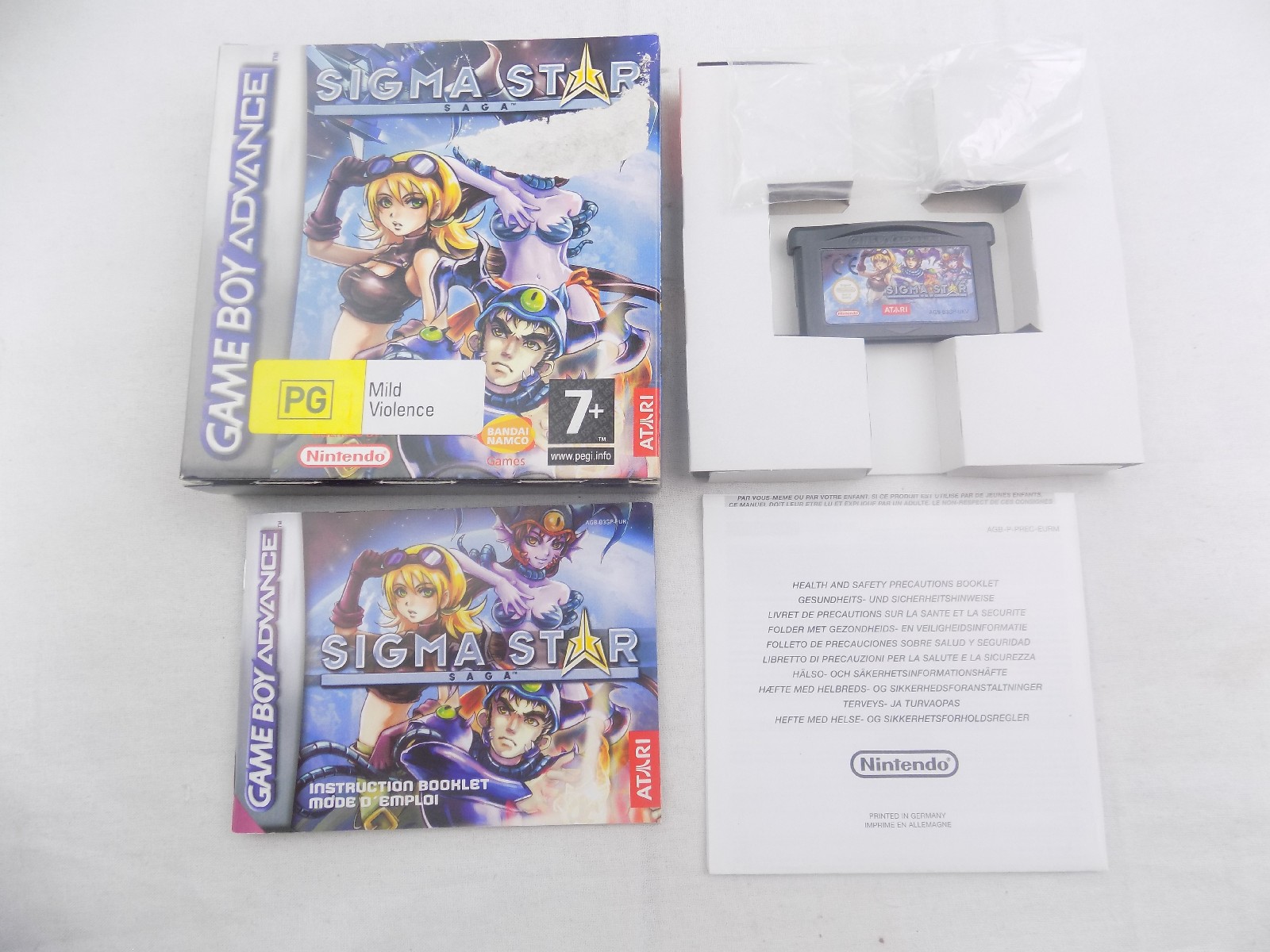 Boxed Gameboy Advance GBA Sigma Star Saga - Free Postage