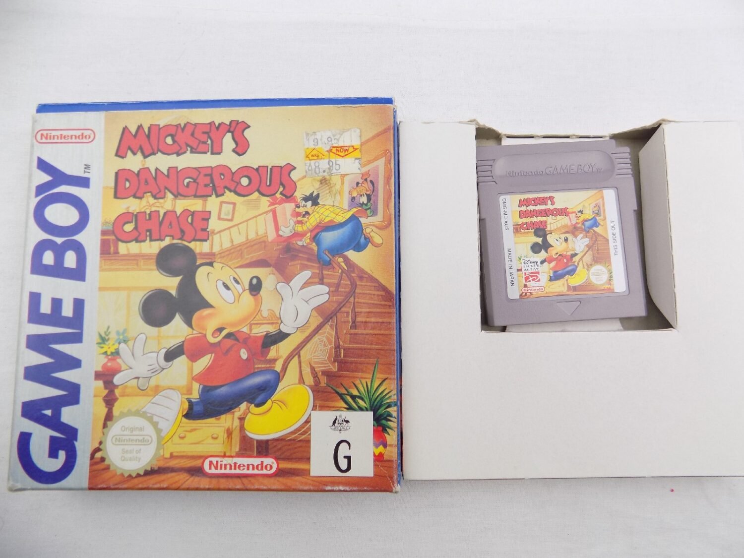 Boxed Gameboy Mickeys Dangerous Chase Game Boy