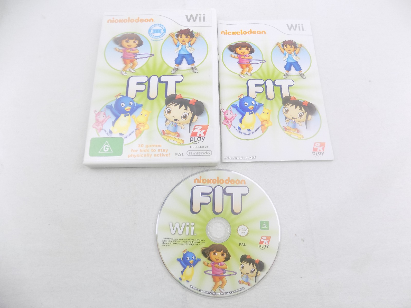 Mint Disc Nintendo Wii Nickelodeon Fit – Inc Manual Wii U Comp. Free  Postage - Starboard Games