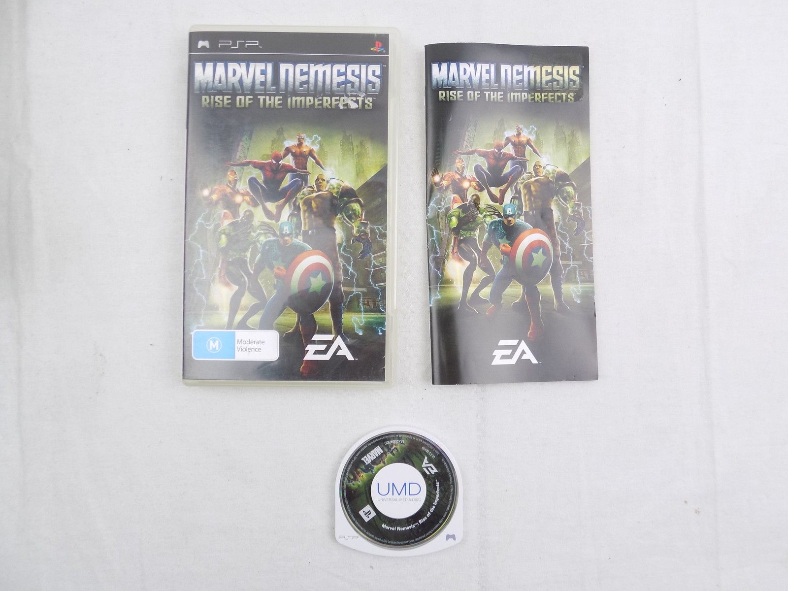 Playstation Portable PSP Marvel Nemesis Rise of the Imperfects – Inc Manual  Free Postage - Starboard Games