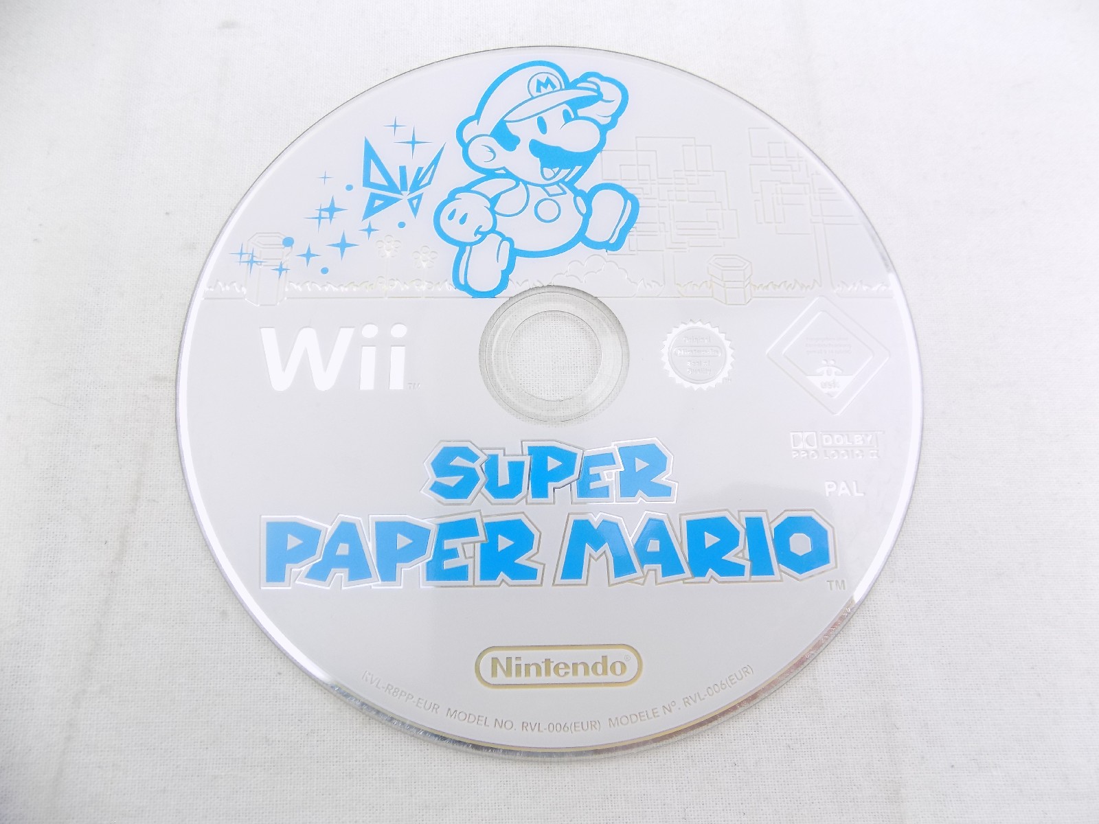 Mint Disc Nintendo Wii Super Paper Mario – Disc Only Wii U Comp. Free ...