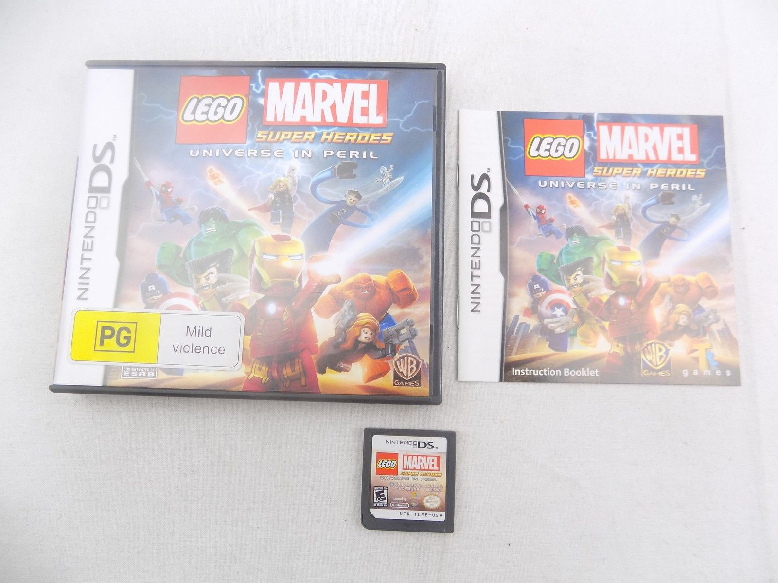 Like New Nintendo DS Lego Marvel Super Heroes Universe In Peril Free  Postage - Starboard Games