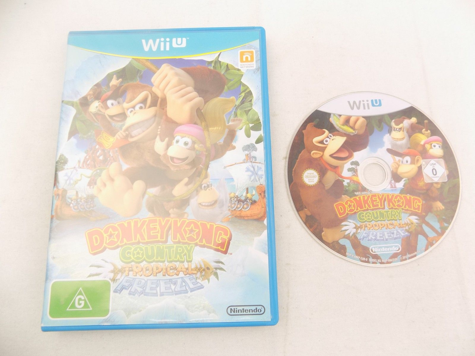 Mint Disc Nintendo Wii U Donkey Kong Country Tropical Freeze
