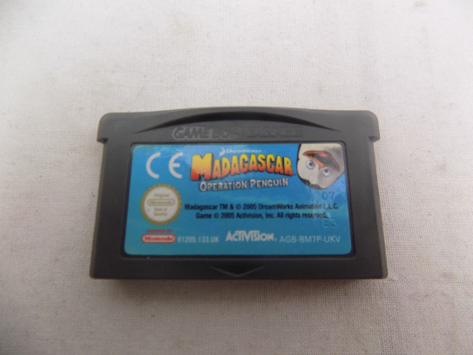 Gameboy Like New Game Boy Advance GBA Madagascar Operation Penguin ...