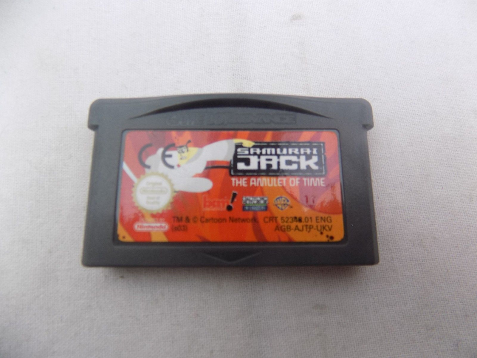 Gameboy Like New Game Boy Advance GBA Samurai Jack Amulet Of Time Grade ...