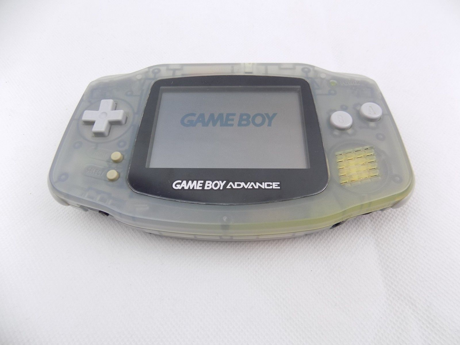 Nintendo Game Boy Advanced Clear Gameboy GBA Handheld Console ...