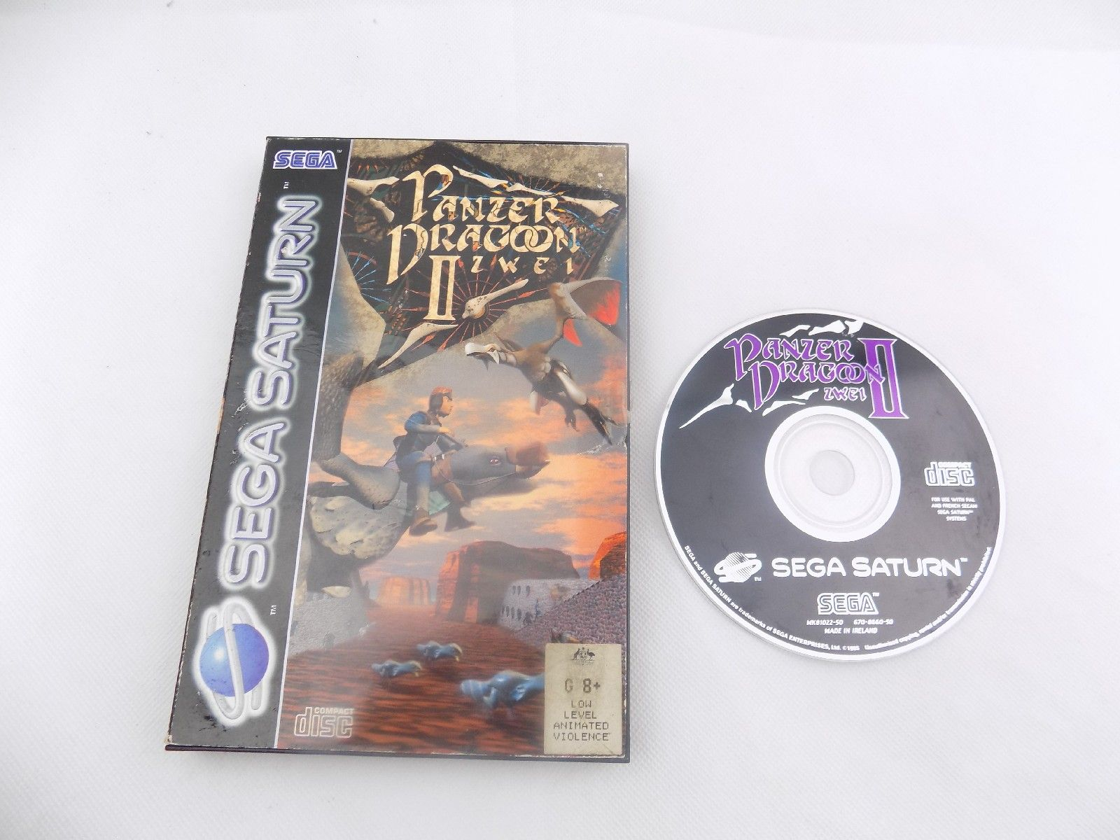 Sega Saturn Panzer Dragoon 2 – Pal – No Manual - Starboard Games