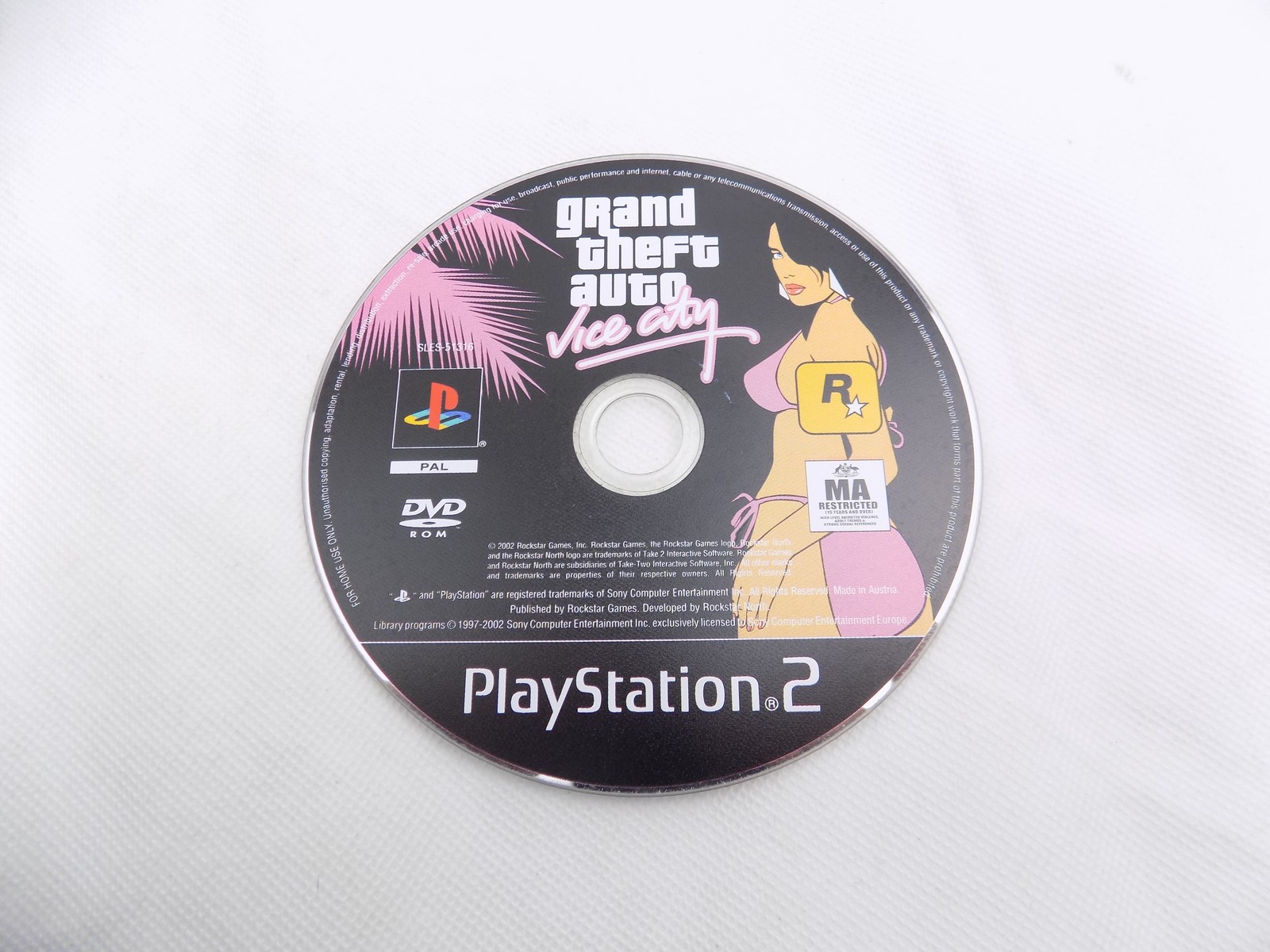 Mint Disc Playstation 2 PS2 Grand Theft Auto: Vice City – Disc Only ...