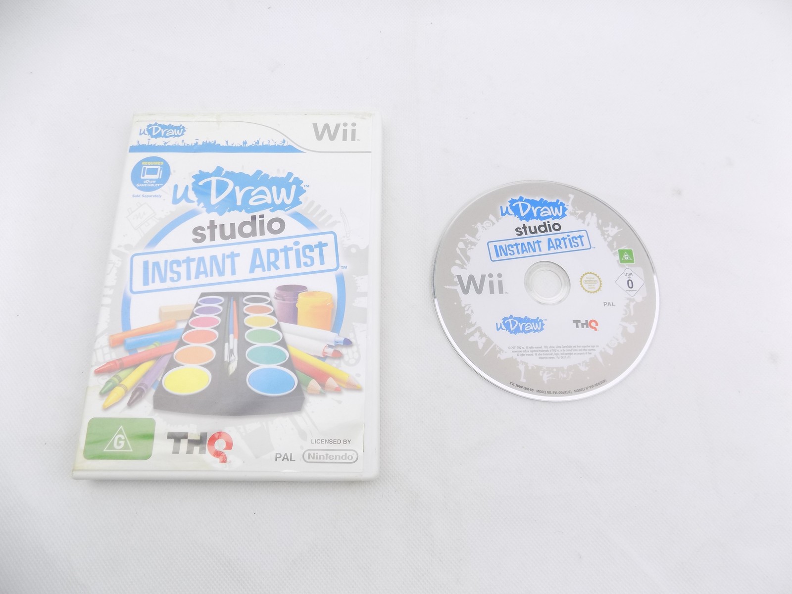 Mint Disc Nintendo Wii uDraw Studio: Instant Artist – No Manual Wii U Comp.  Free Postage - Starboard Games