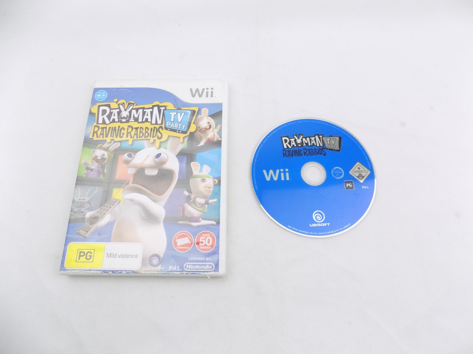 Mint Disc Nintendo Wii Rayman Raving Rabbits TV Party – No Manual Wii U ...