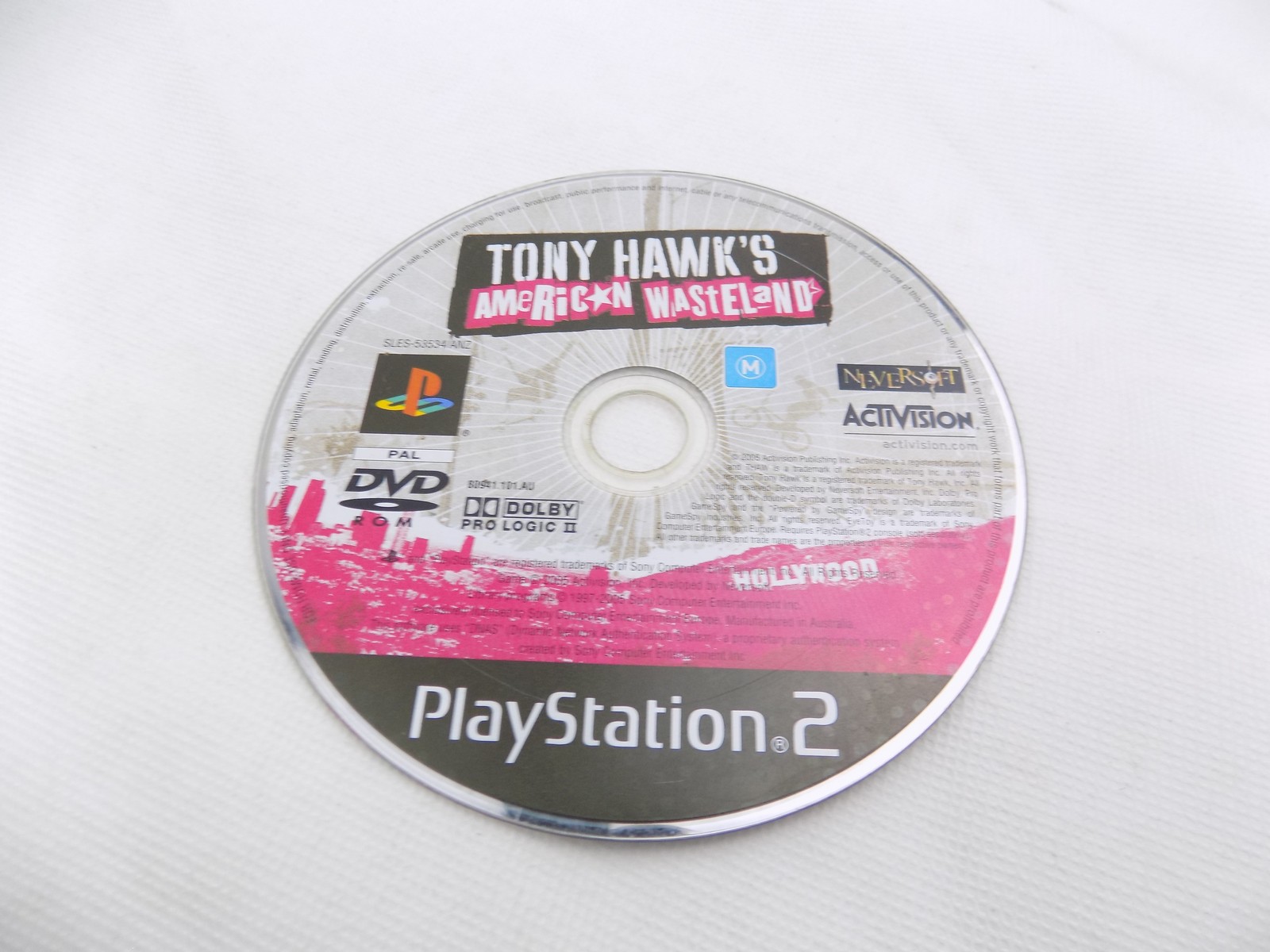 Tony Hawk's American Wasteland - Disc Only