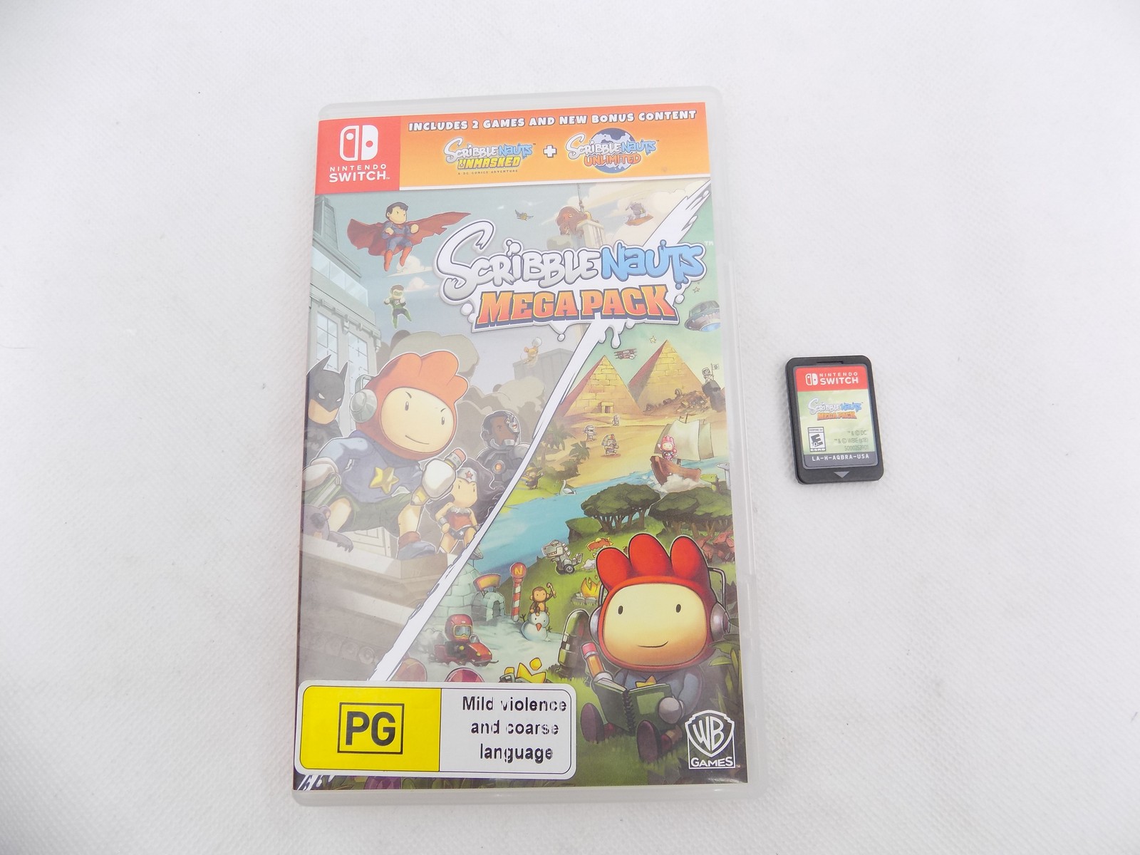 Like New Nintendo Switch Scribblenauts Mega Pack Free Postage ...