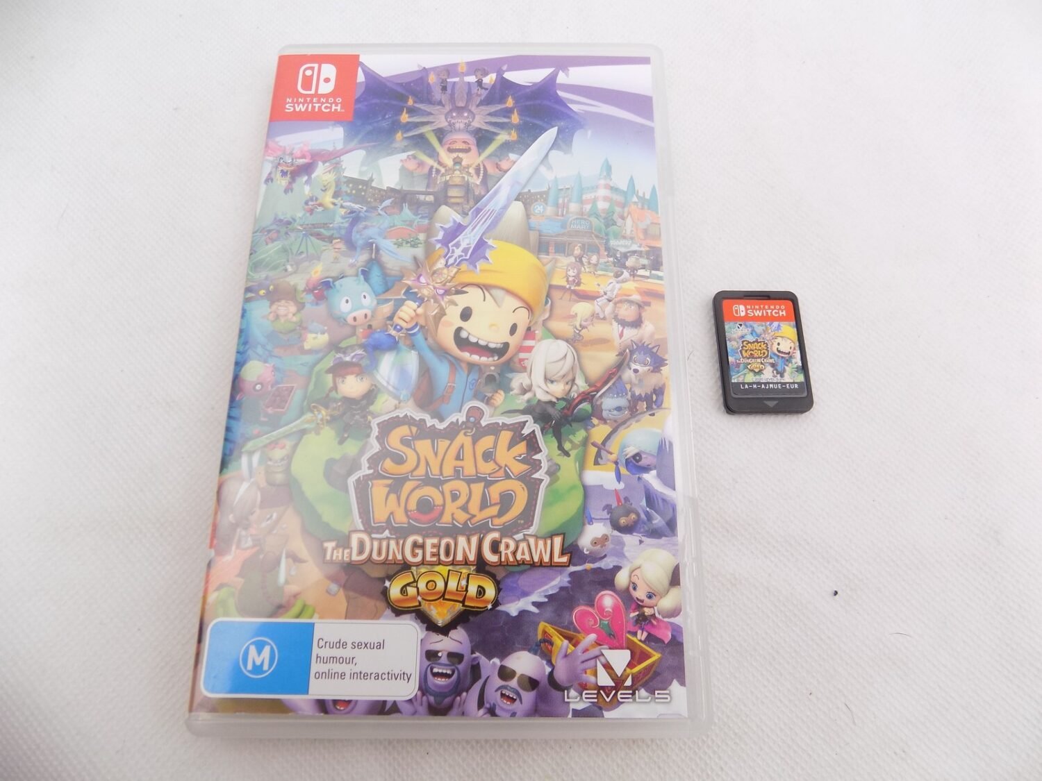 Like New Nintendo Switch Snack World The Dungeon Crawl Gold