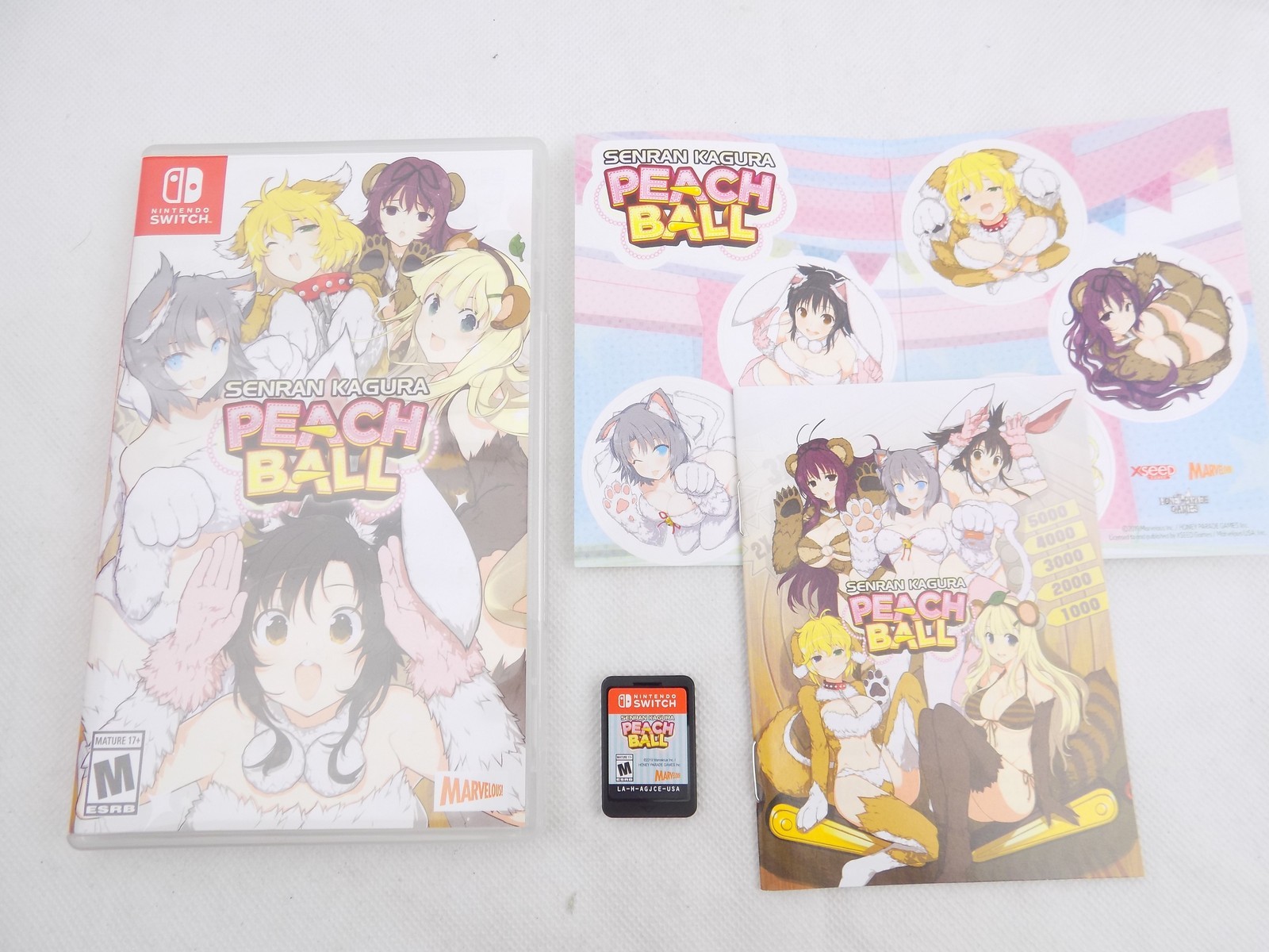 Marvelous Entertainment Peach Ball Senran Kagura Nintendo Switch New