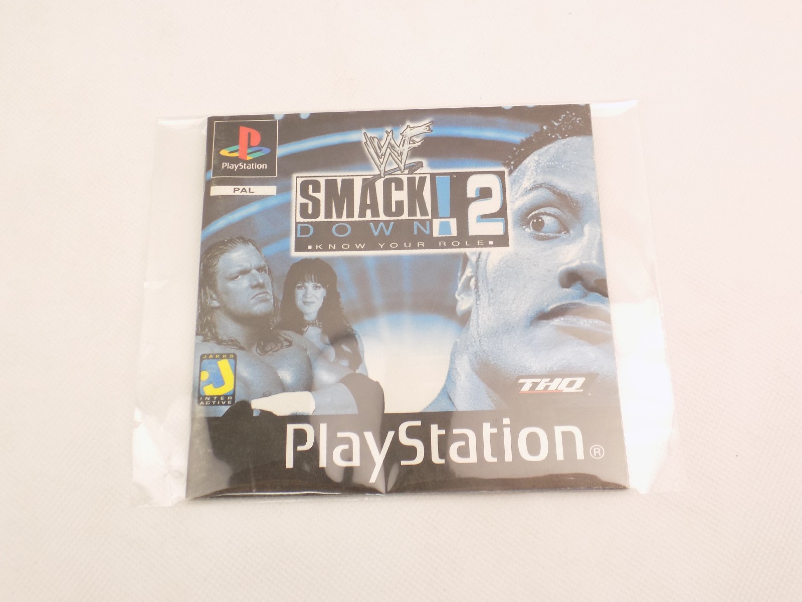 Like New Playstation 1 PS1 WWE WWF Smackdown! 2 Know Your Role Manual Only  – Free Postage - Starboard Games