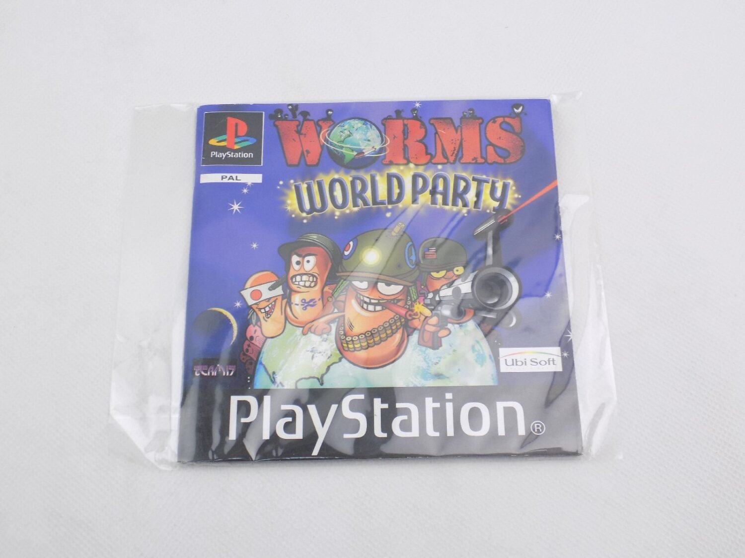 Like New Playstation 1 PS1 Worms World Party Manual Only