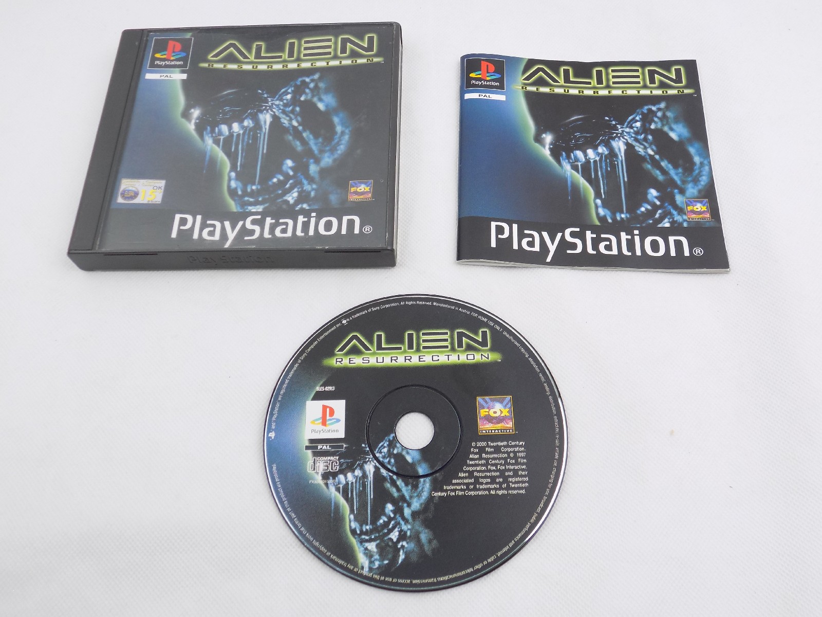 Mint Disc Playstation 1 Ps1 Alien Resurrection – Inc Manual Free ...