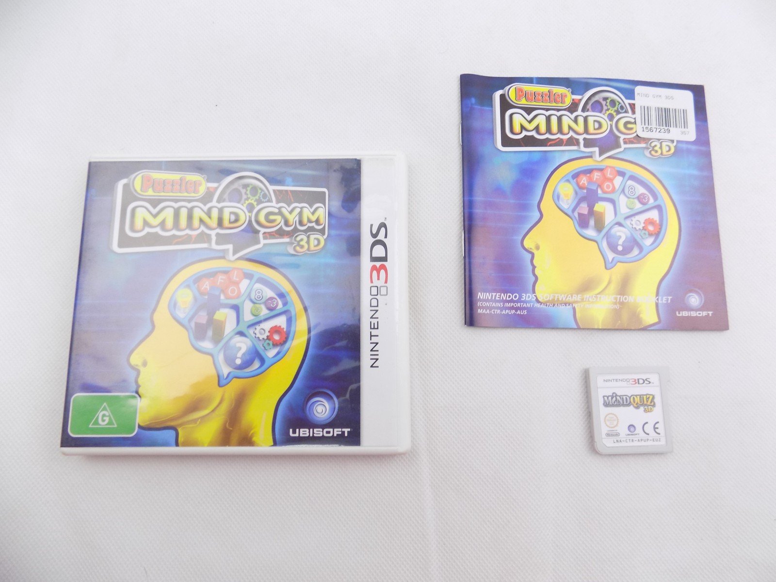Like New Nintendo 2DS / 3DS Puzzler Mind Gym 3D