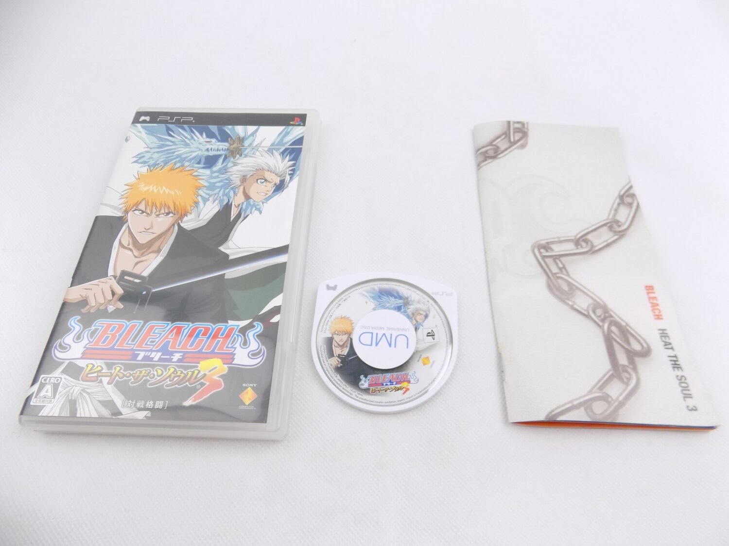 Playstation Portable PSP Bleach Heat the Soul 3 Japan