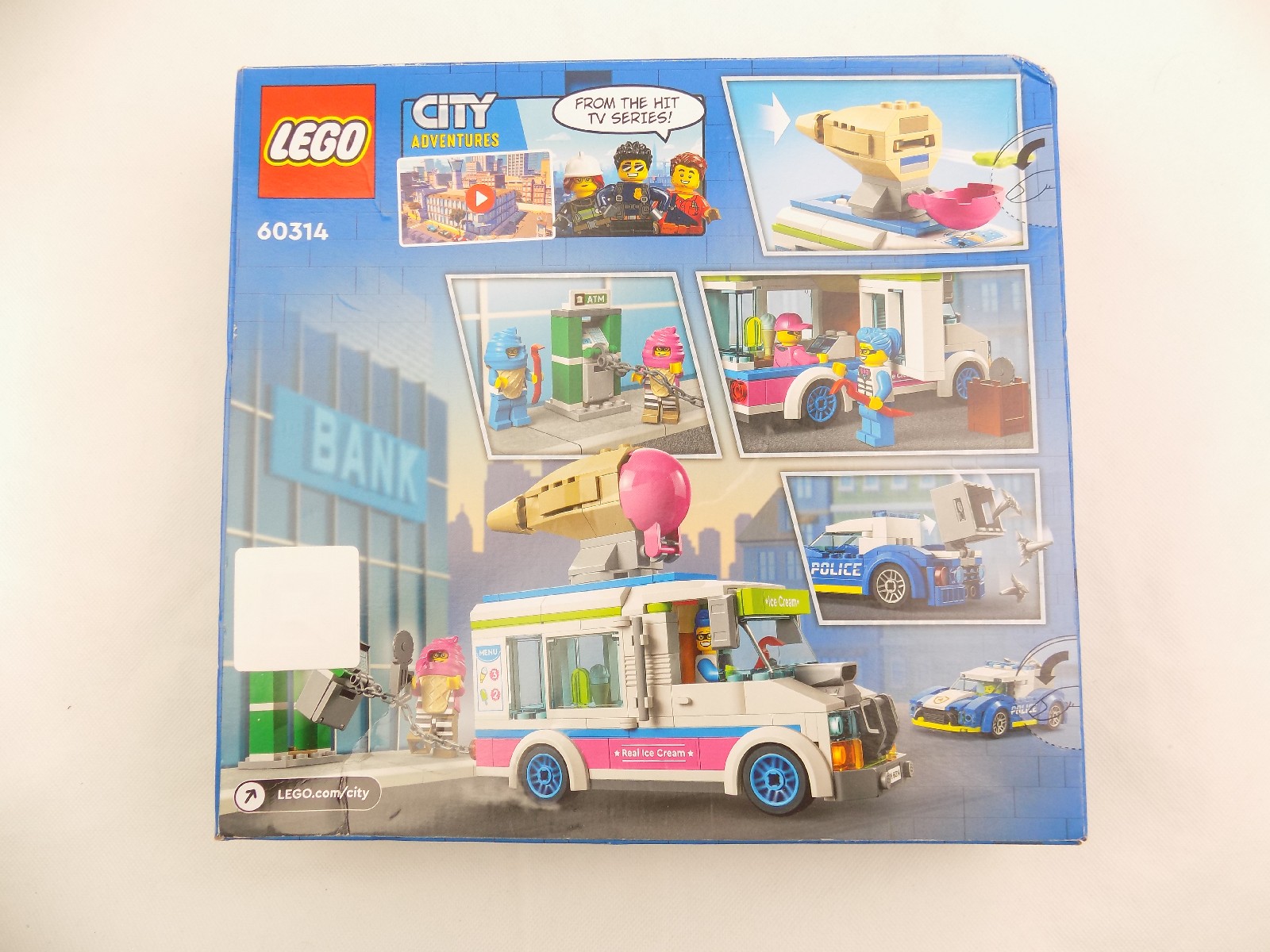 LEGO & City Ice Cream Truck Police Chase 60314 Set di giocattoli da  costruzione per bambini, ragazzi e ragazze dai 5 anni in su (317 pezzi) -  AliExpress