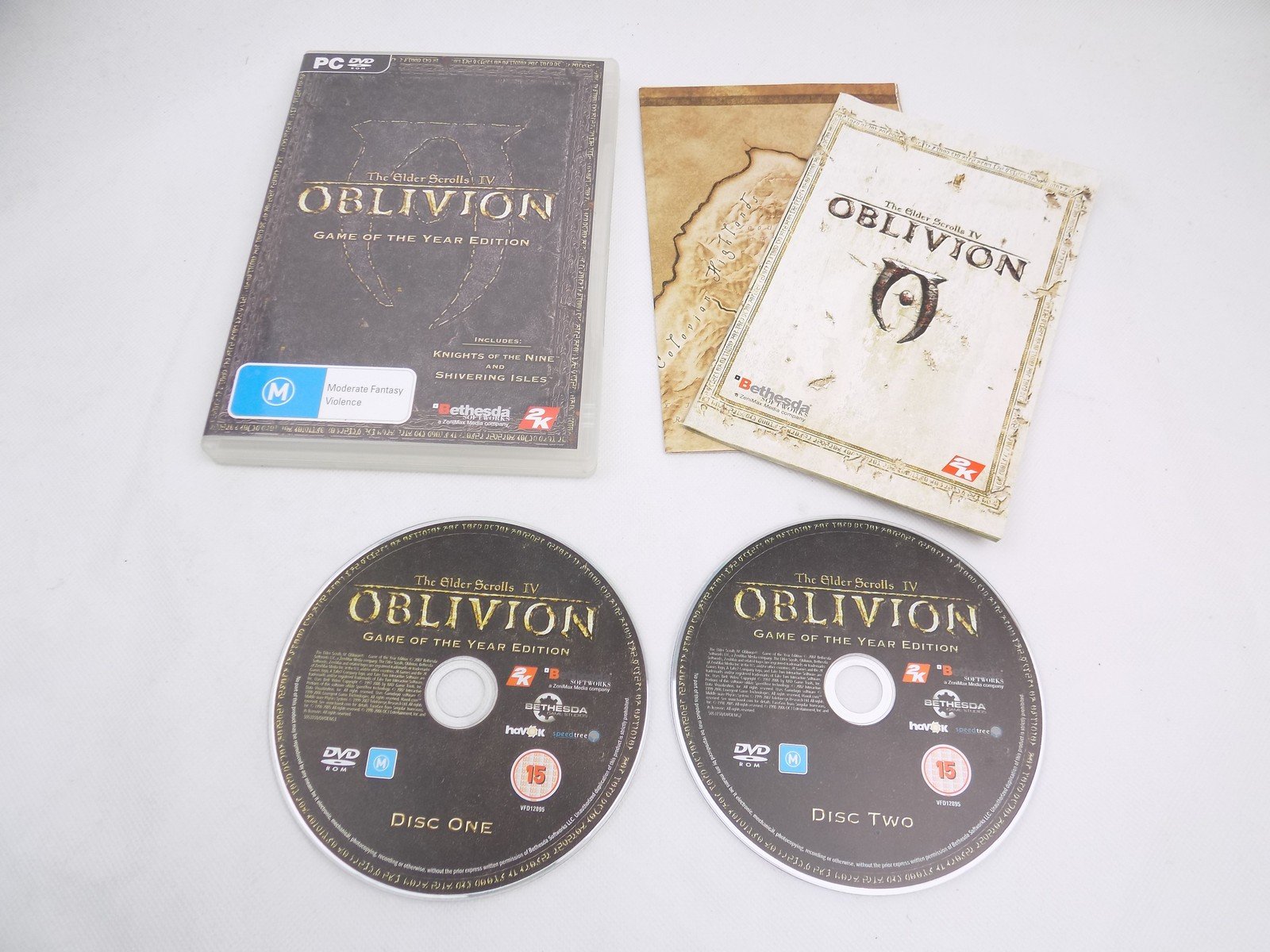 Mint Disc PC The Elder Scrolls IV Oblivion Game of the Year Edition