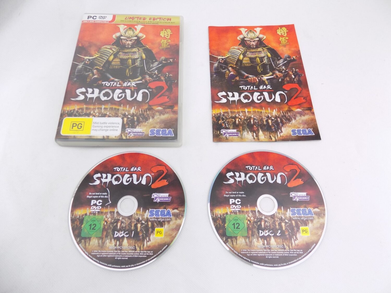 Mint Disc PC Total War Shogun 2 Limited Edition