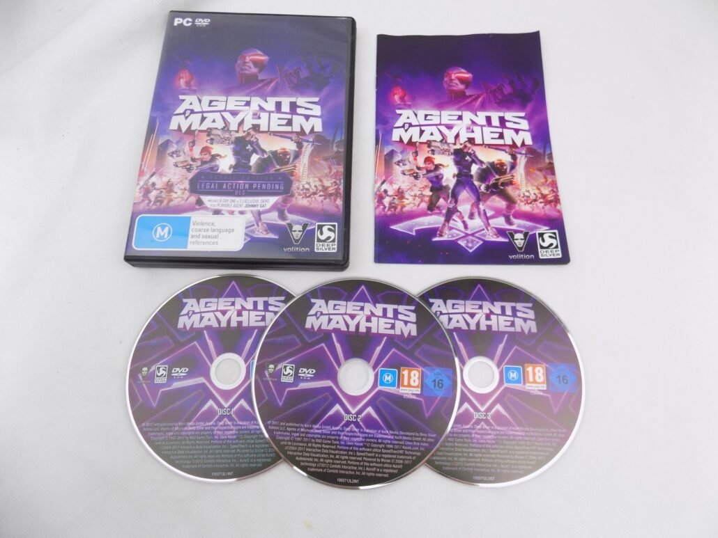 Mint Disc PC Agents of Mayhem