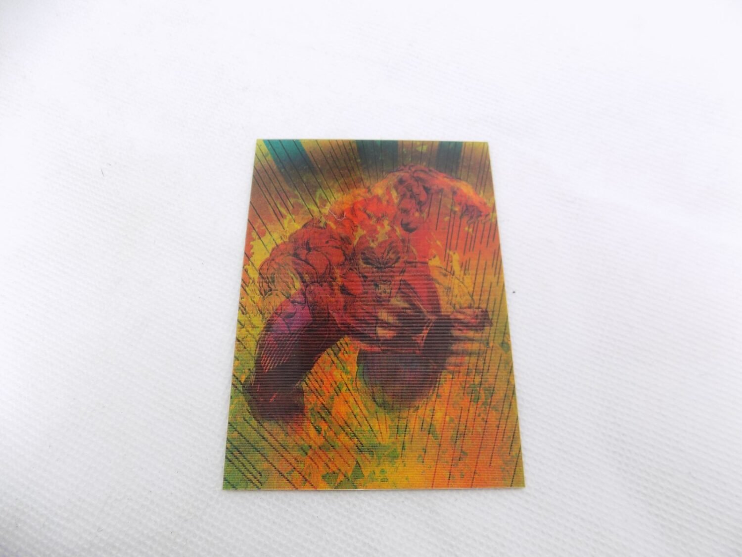 Like New Marvel Motion Skybox Human Torch 23 Fantastic 4 Holographic Trading Card