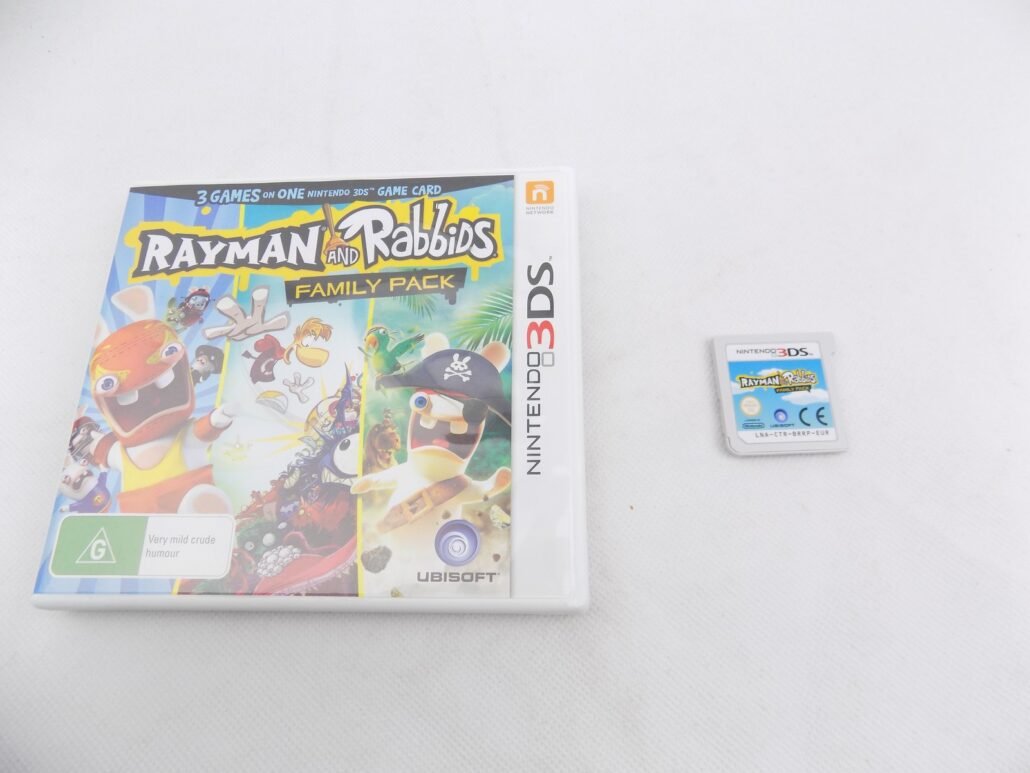 Like New Nintendo 2DS / 3DS Rayman And Rabbids Family Pack