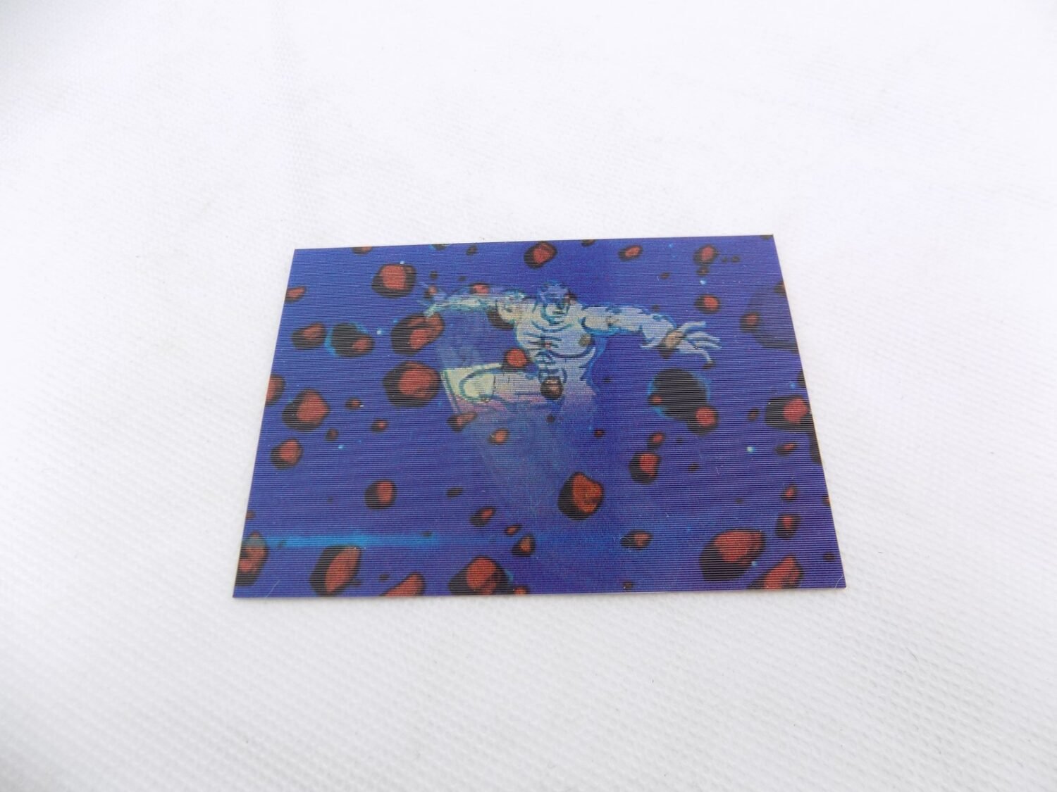 Like New Marvel Motion Skybox Silver Surfer 13 Fantastic 4 Holographic Trading Card