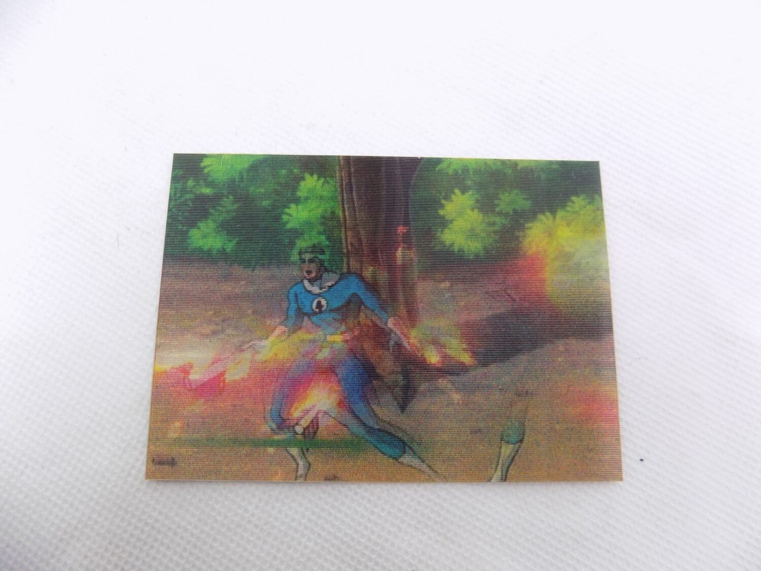 Like New Marvel Motion Skybox Mr. Fantastic 10 Fantastic 4 Holographic Trading Card