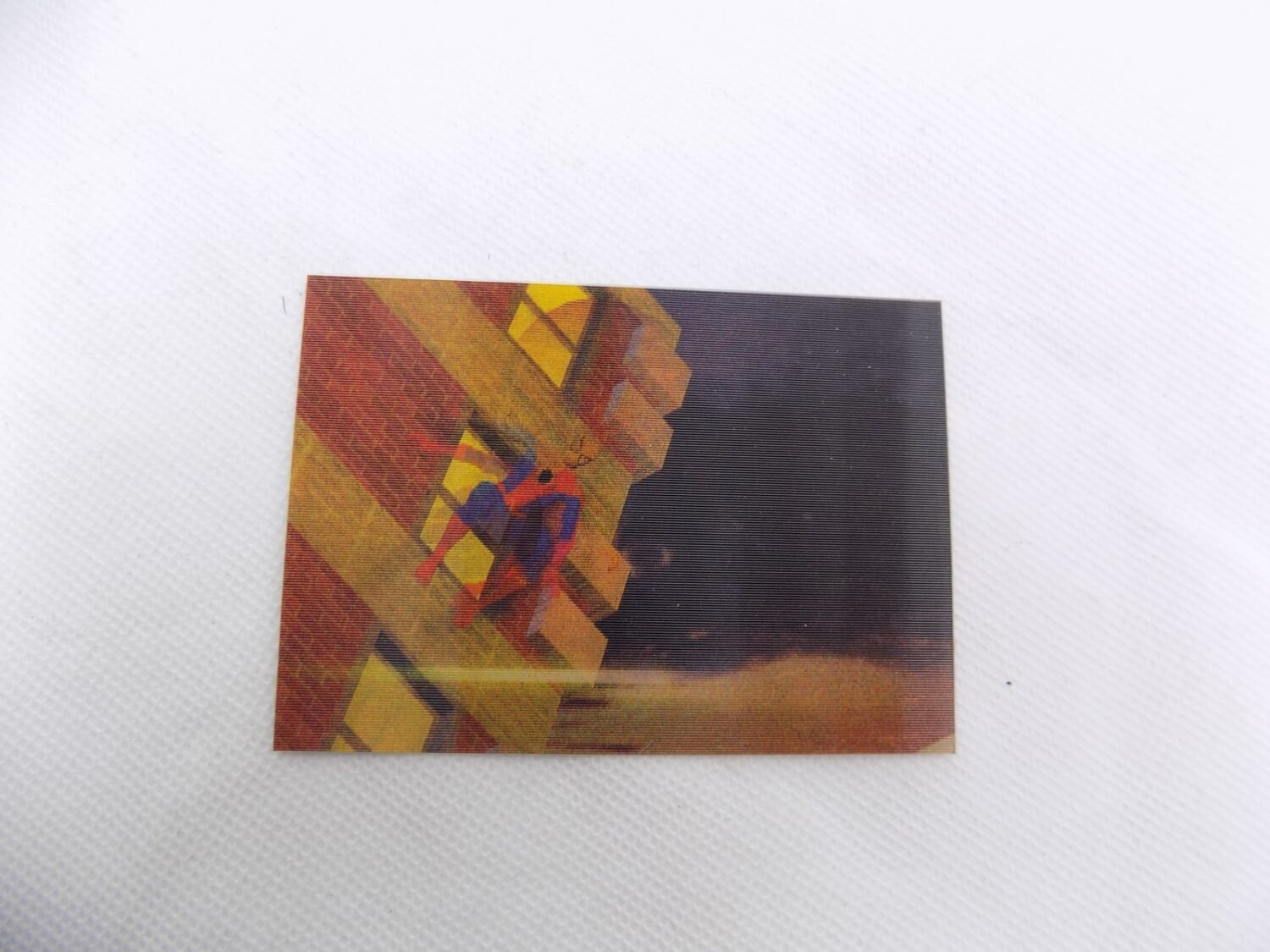 Like New Marvel Motion Skybox Spider-Man 28 Spider-Man Holographic Trading Card