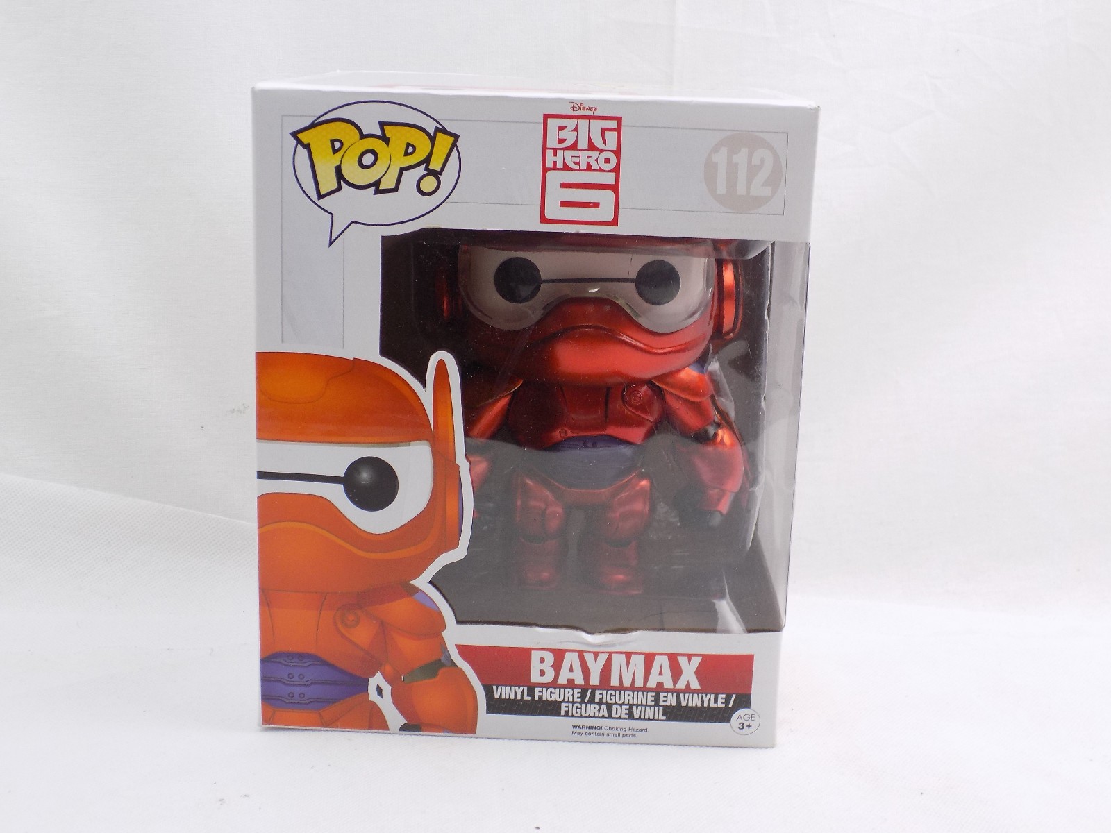 Brand New Funko Pop Baymax (Armored) (Metallic) 112 Disney Big Hero 6 ...