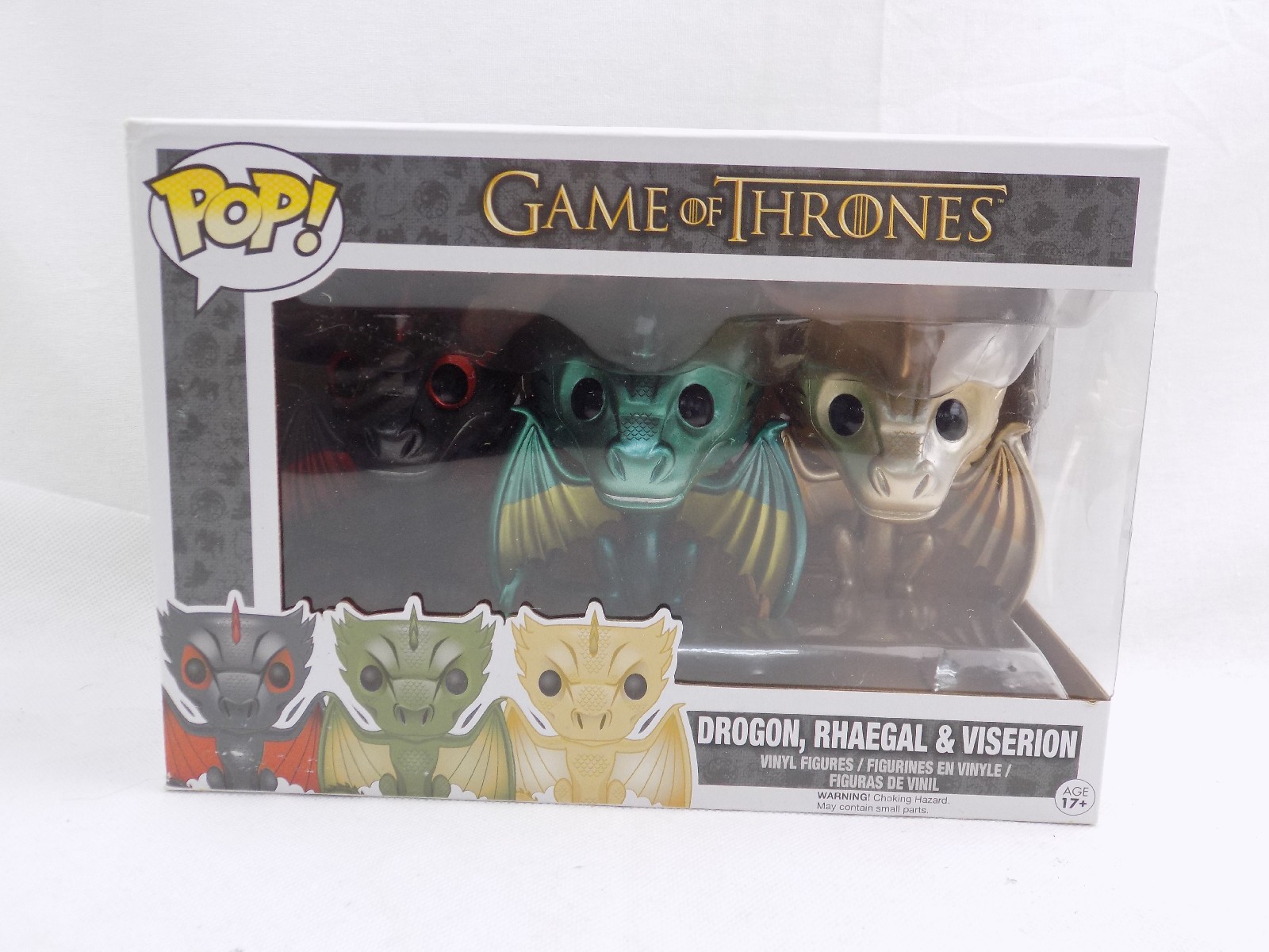 Funko pop sales drogon rhaegal viserion