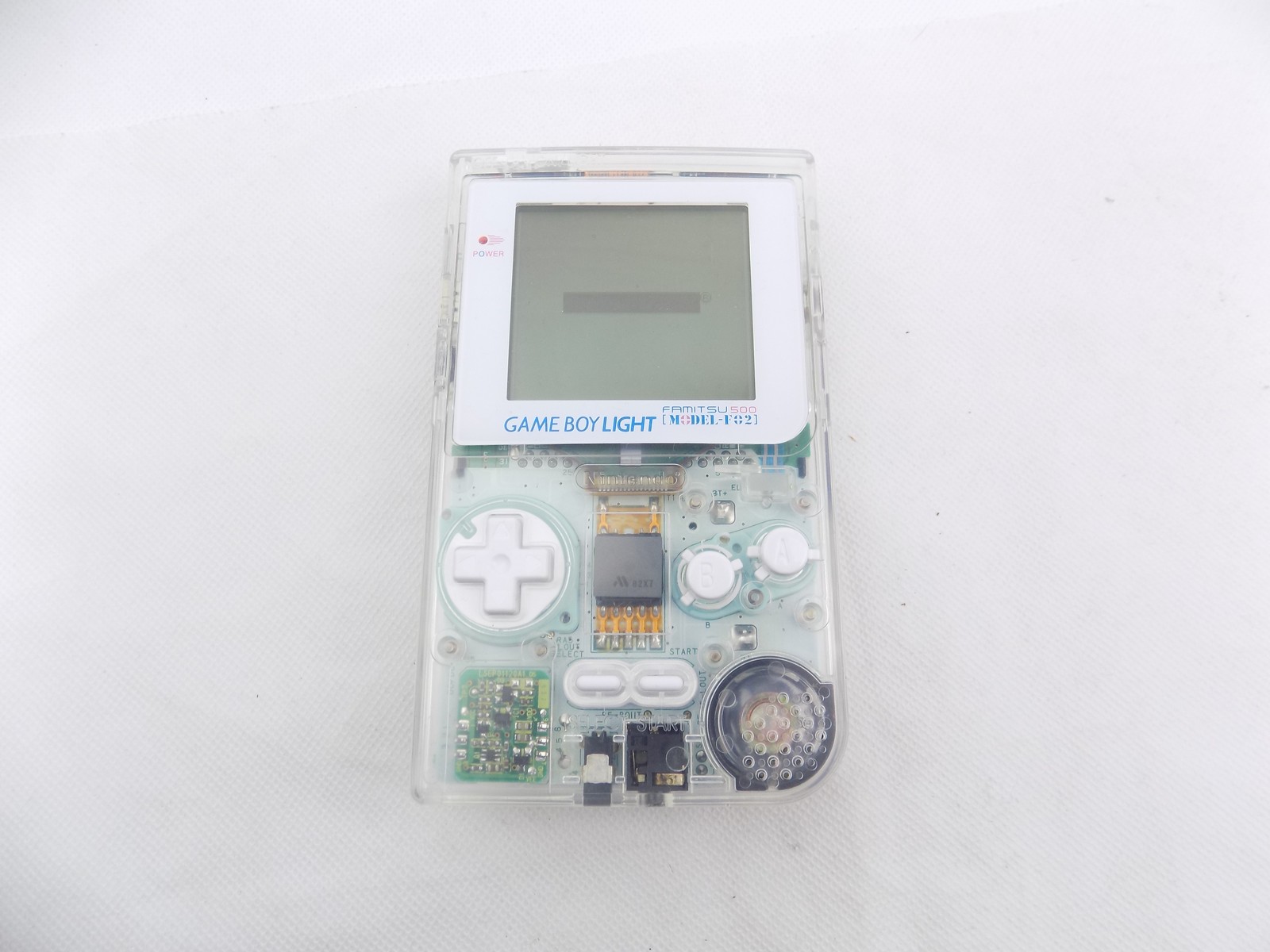 Nintendo GameBoy Game Boy Light Famitsu 500 Model-FO2 Skeleton Handheld ...
