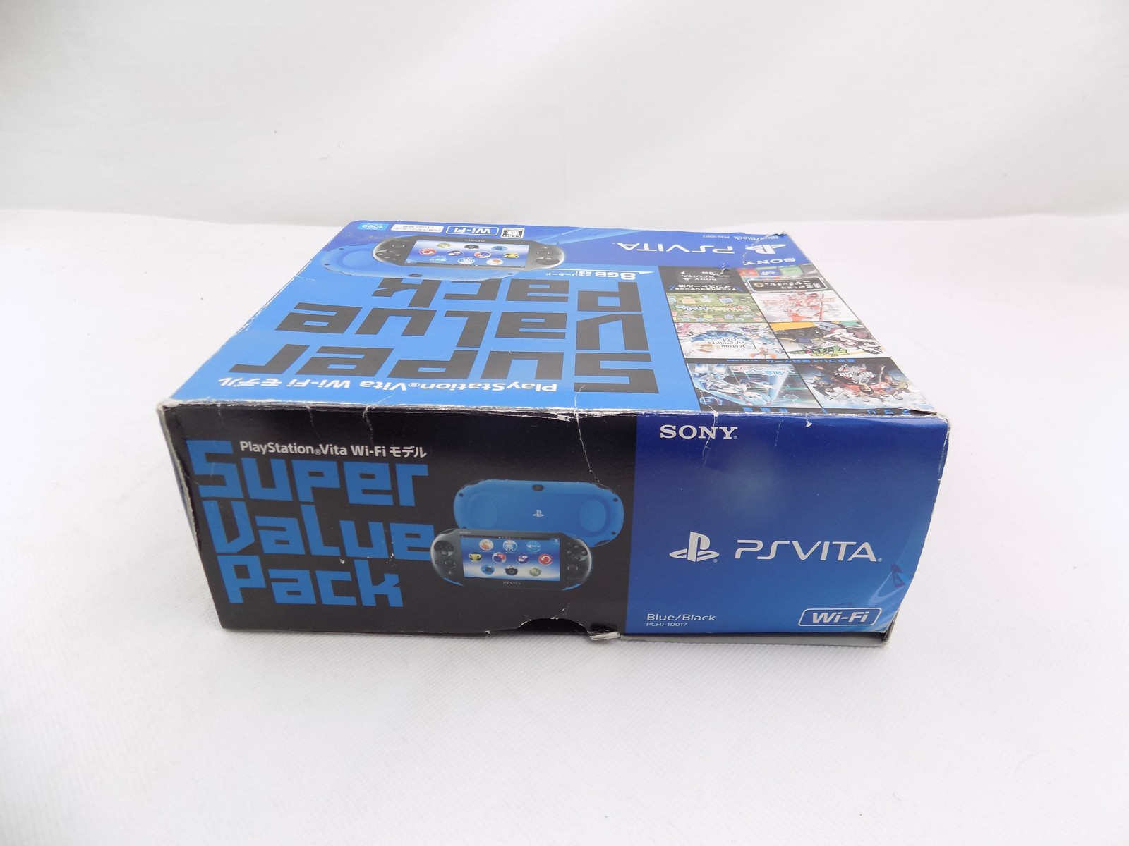 Boxed Like New PlayStation Vita Super Value Pack 8GB – Blue Black